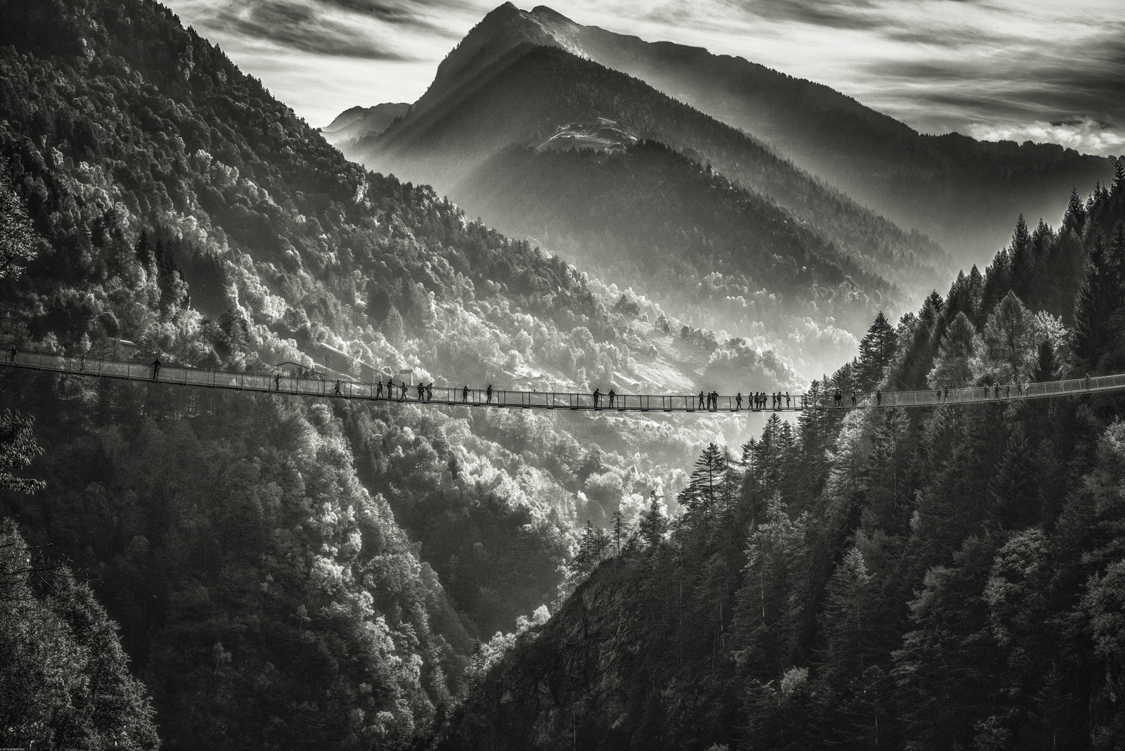 Tibetan Bridge Val Tartano