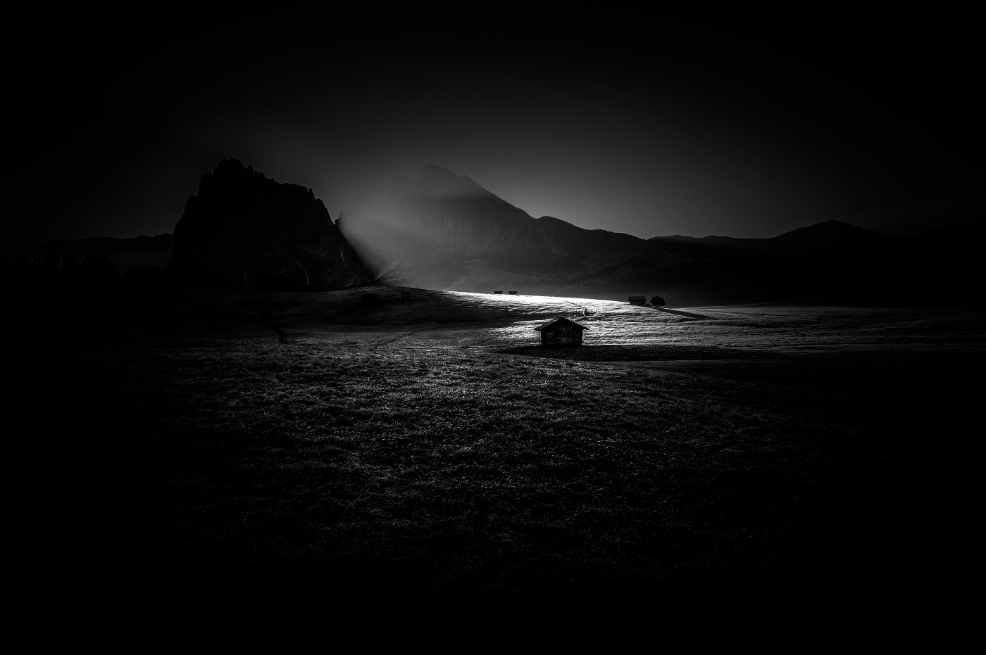 Prime luci all'Alpe di Siusi