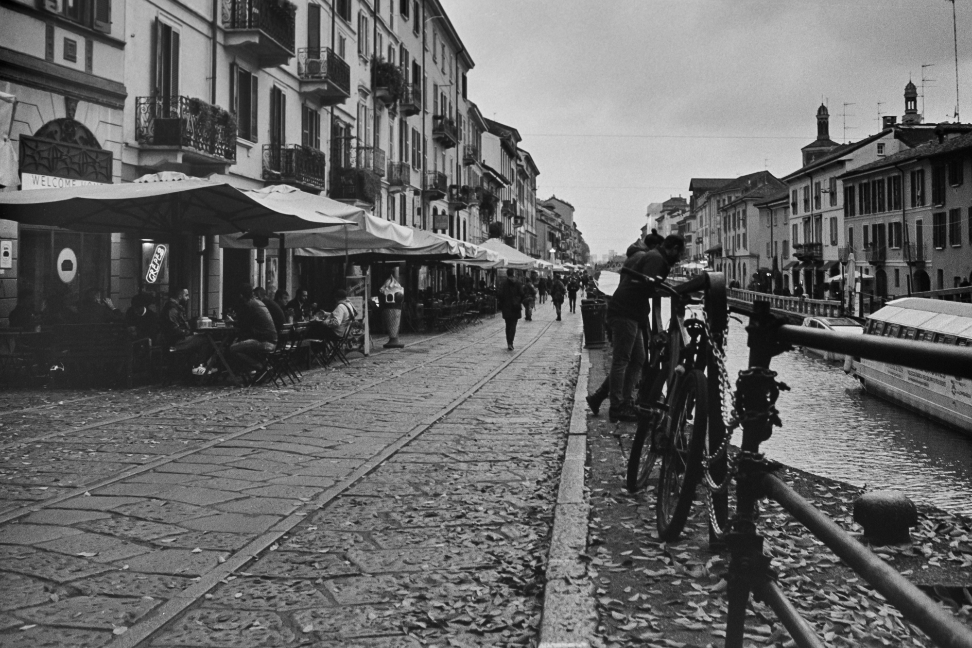 Scansione da pellicola:Naviglio Grande,Milano