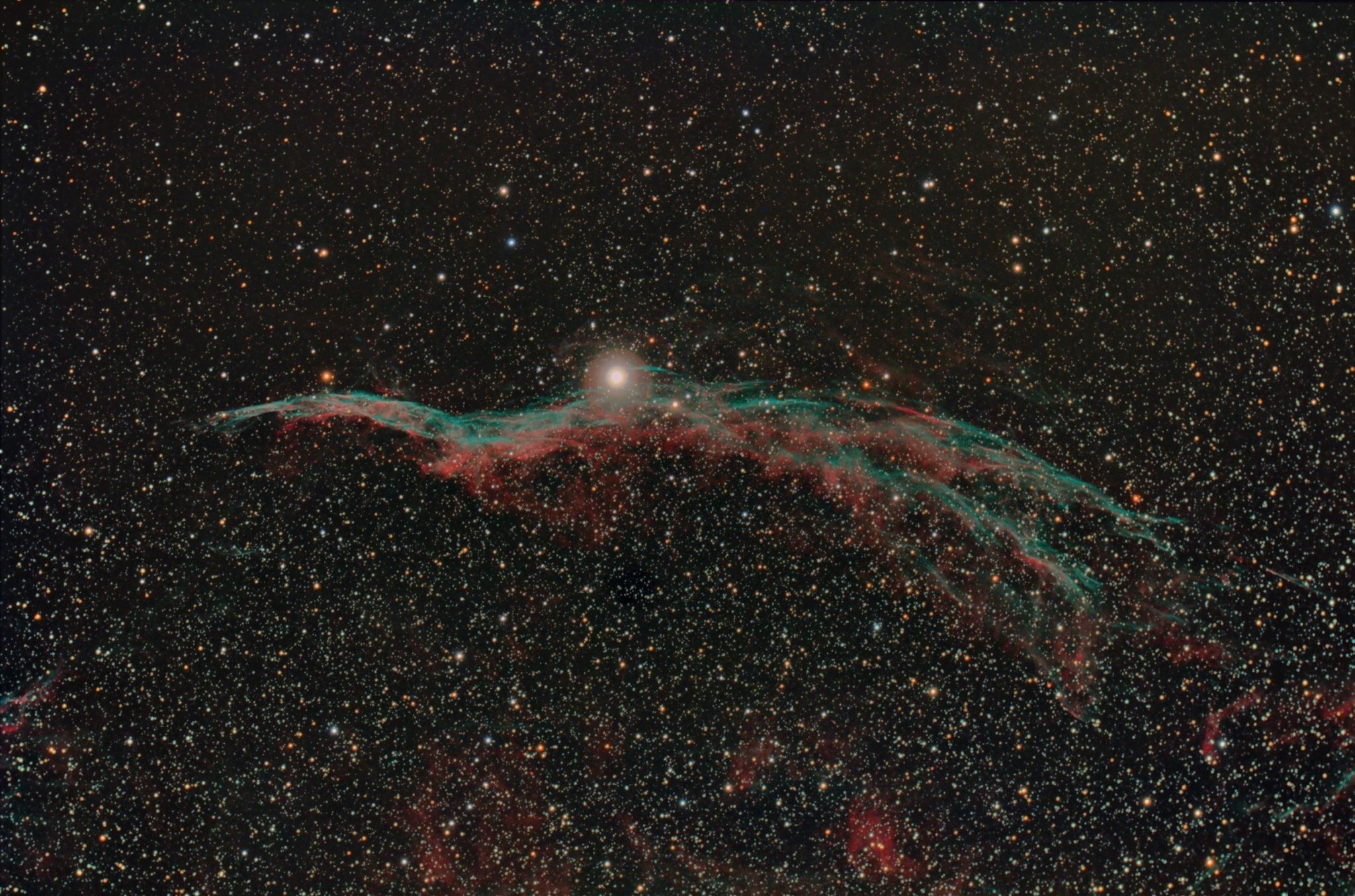 Nebula ngc6960 Network - Western Veil nebula