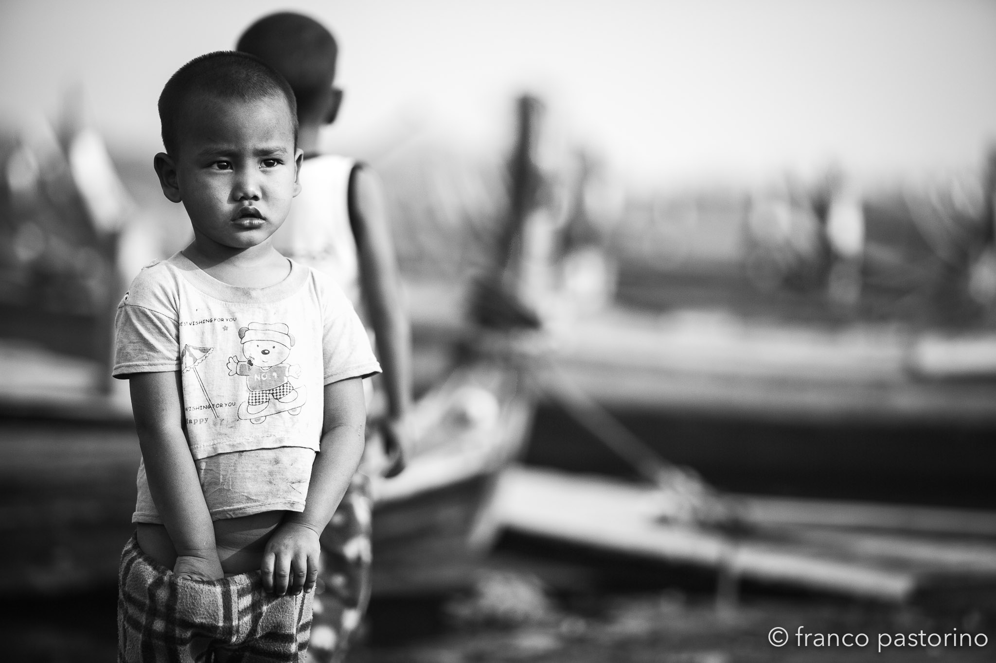 little man waiting for his father