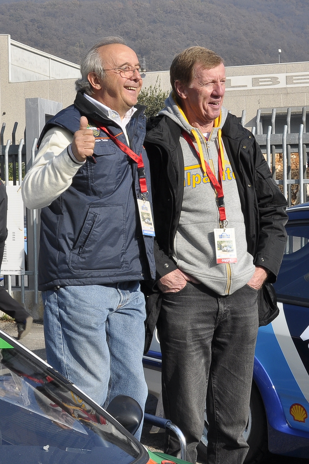 Beppe Volta and Walter Rohrl at the Revival Valpantena 2010