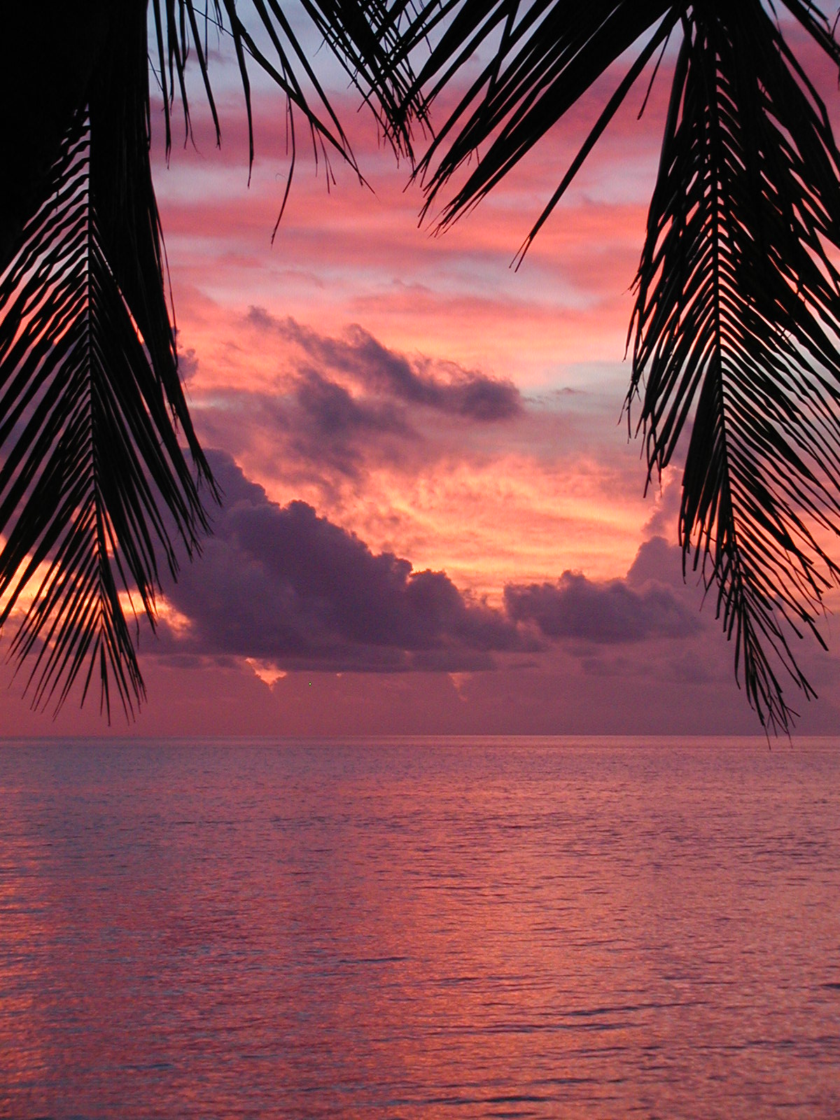Tramonto alle Maldive