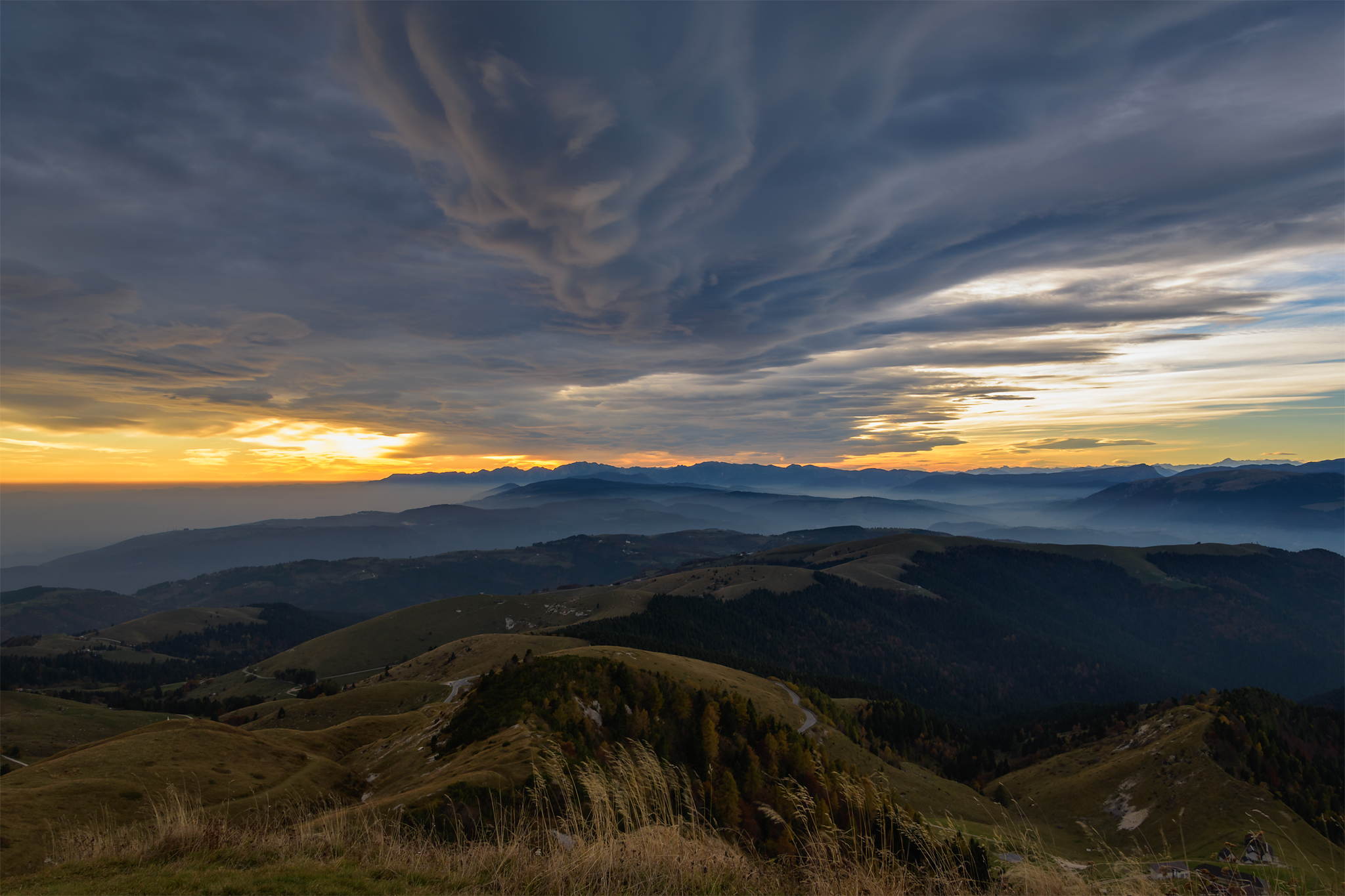 Tramonto da Cima Grappa