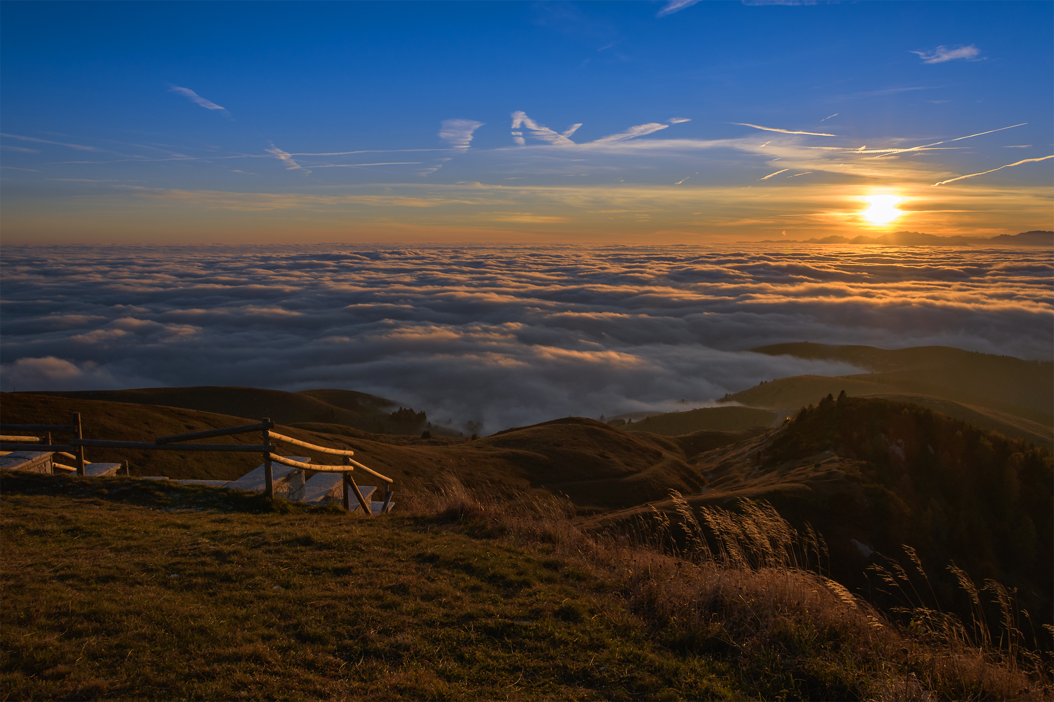 Tramonto da Cima Grappa