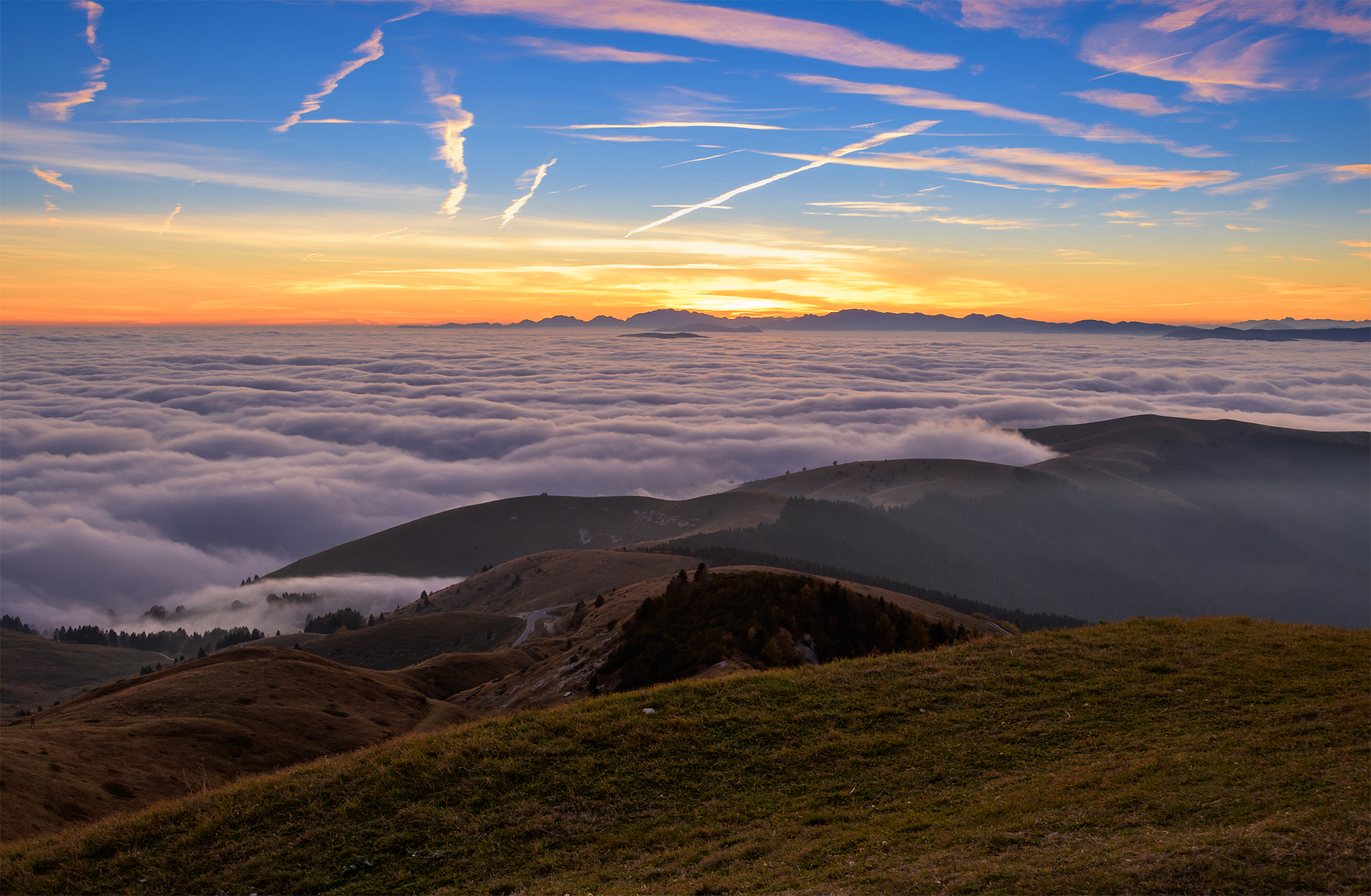 Tramonto da Cima Grappa
