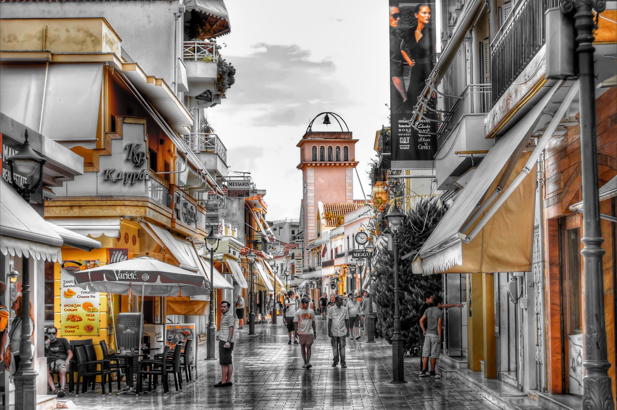 Kefalonia Greece-Mixed color and b/w