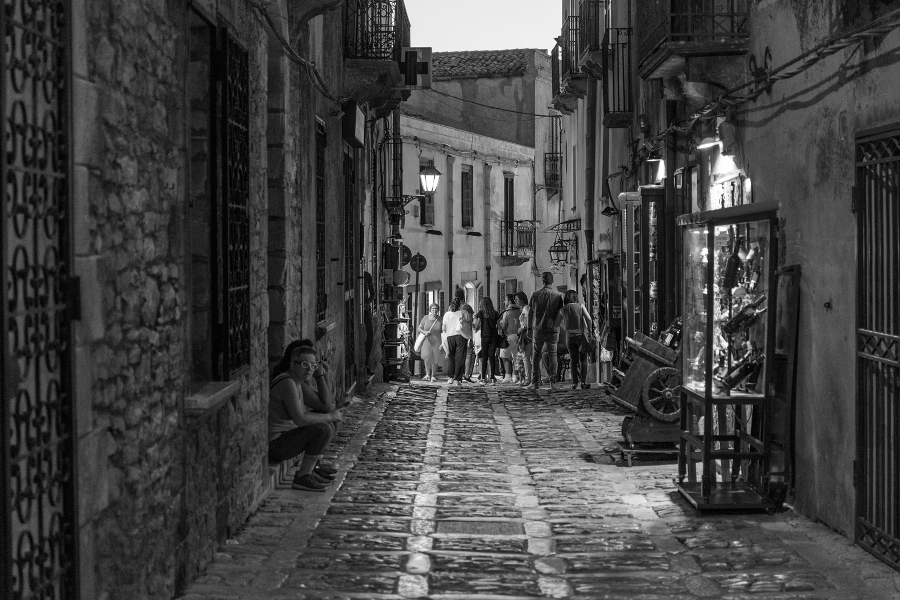 In the streets of Erice