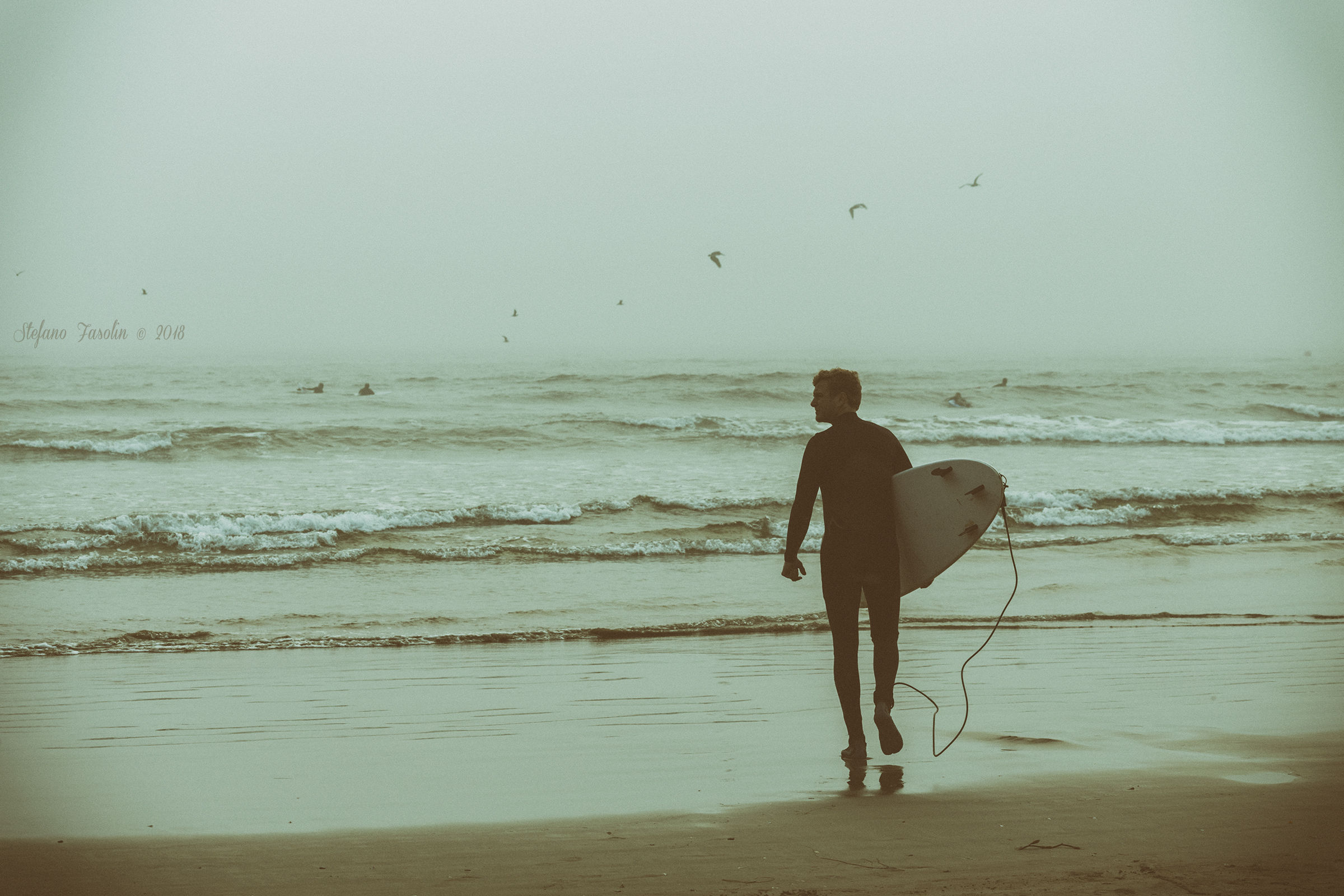 Surfer in Pismo Beach