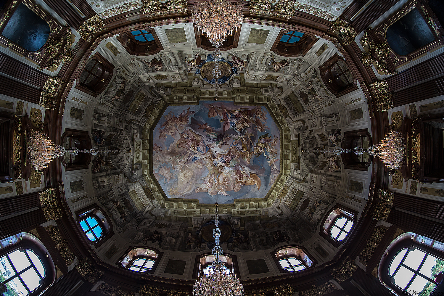 At the top of the hearts