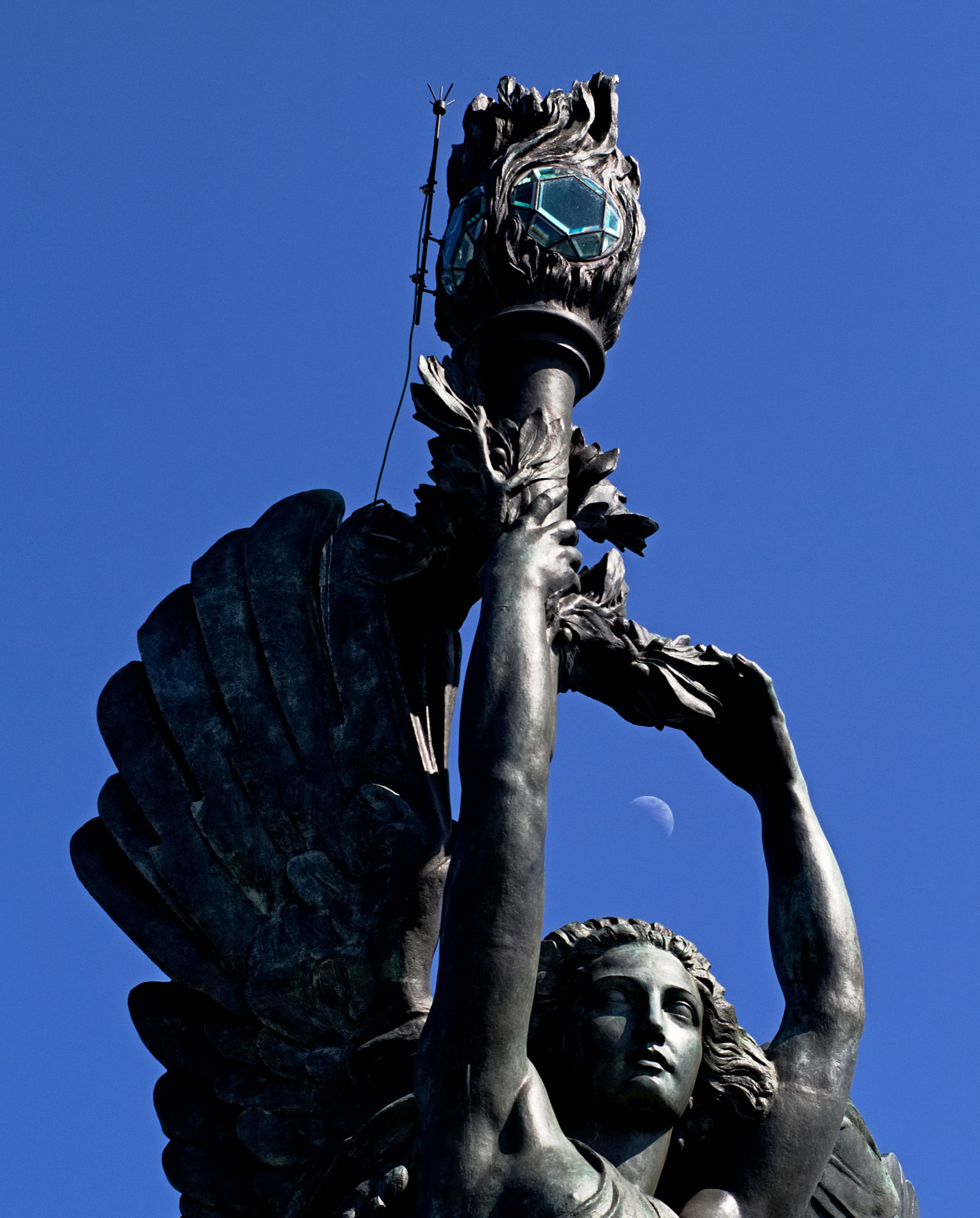 The Lighthouse and the moon