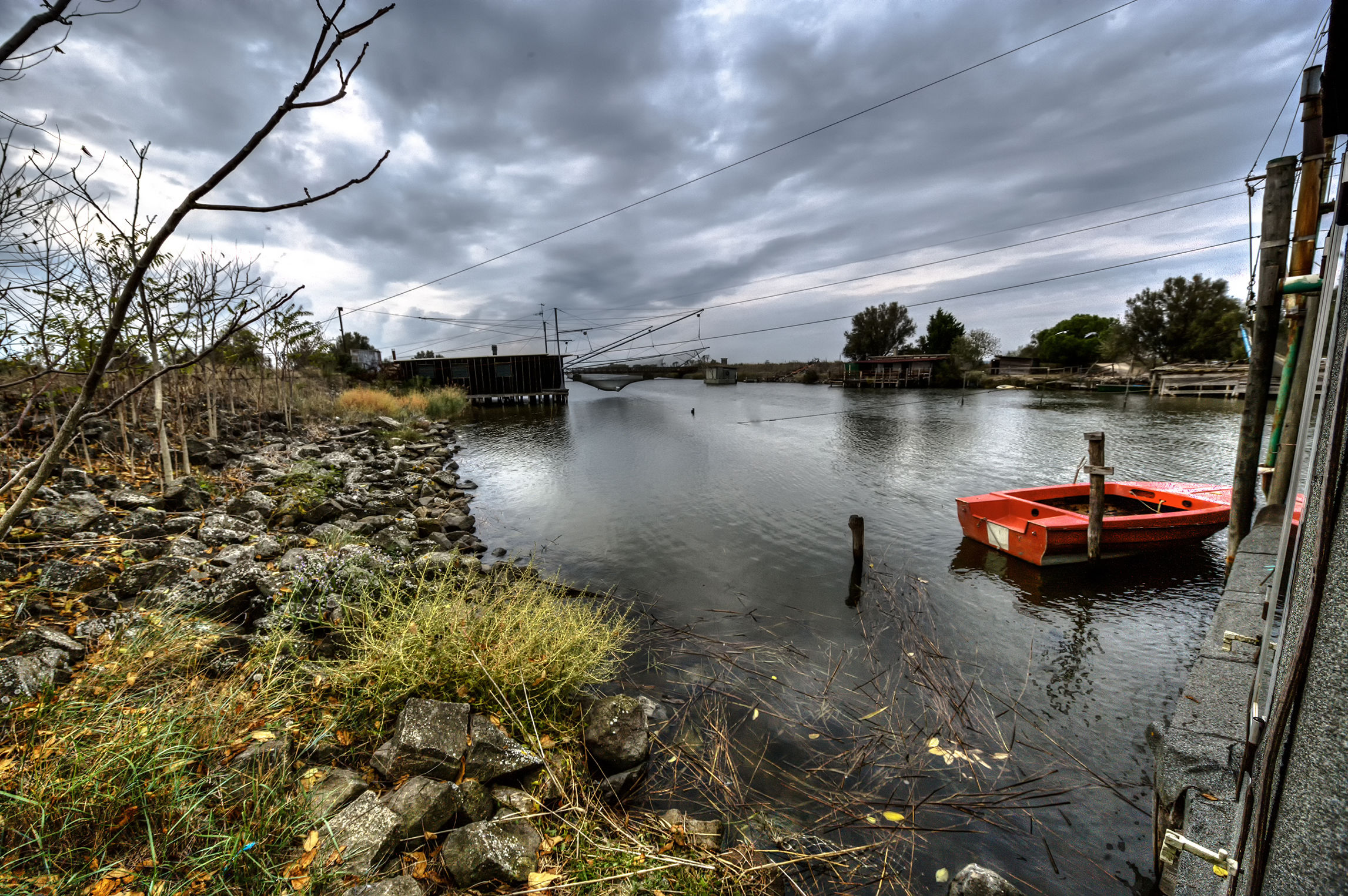 valli di Comacchio - zona di pesca delle anguille