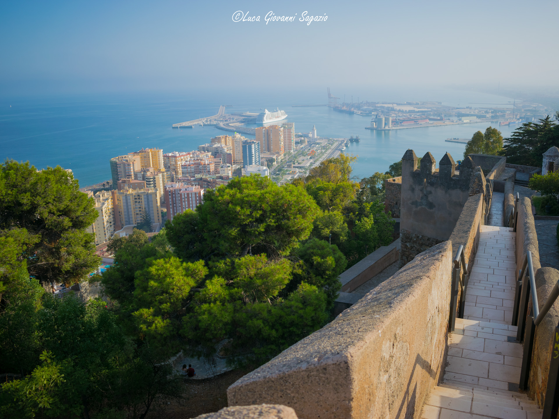 Malaga vista dall'Alcazaba