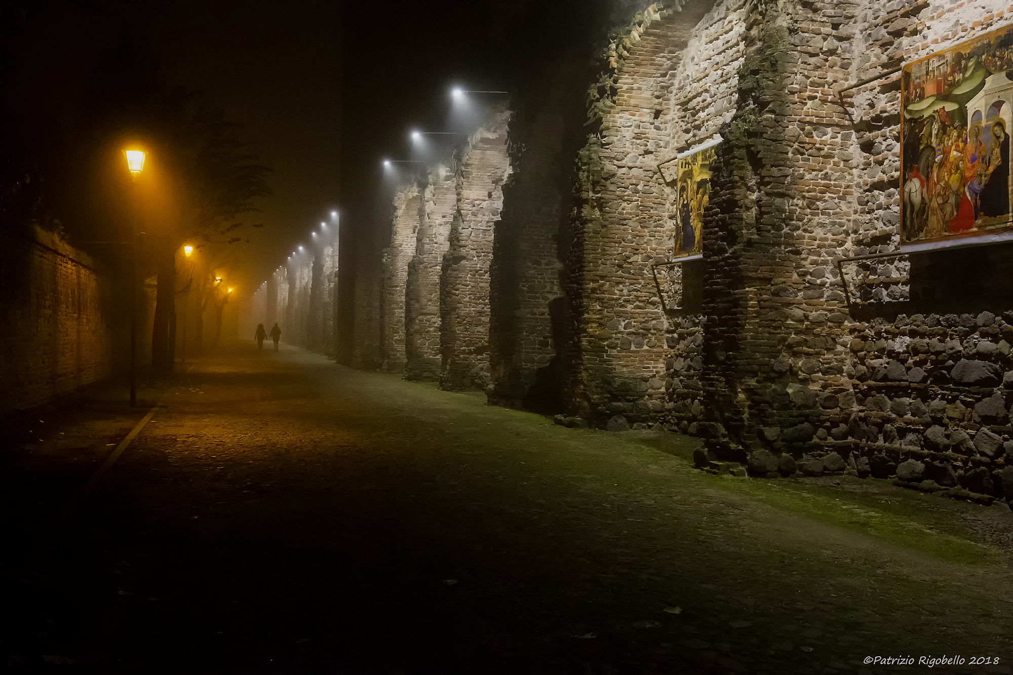 Behind the walls one night in December