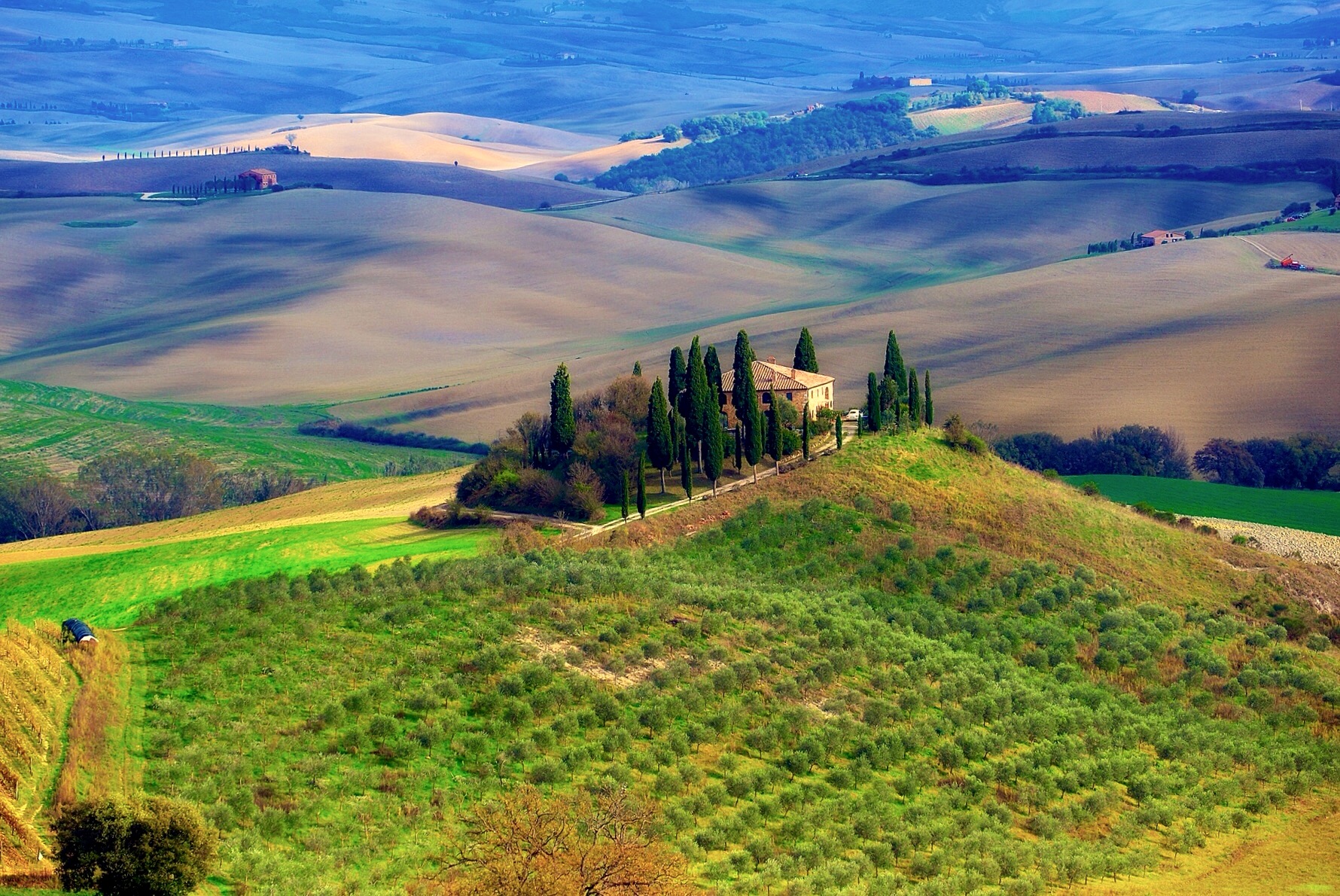 Set of the film "The Gladiator" in San Quirico d'orcia "