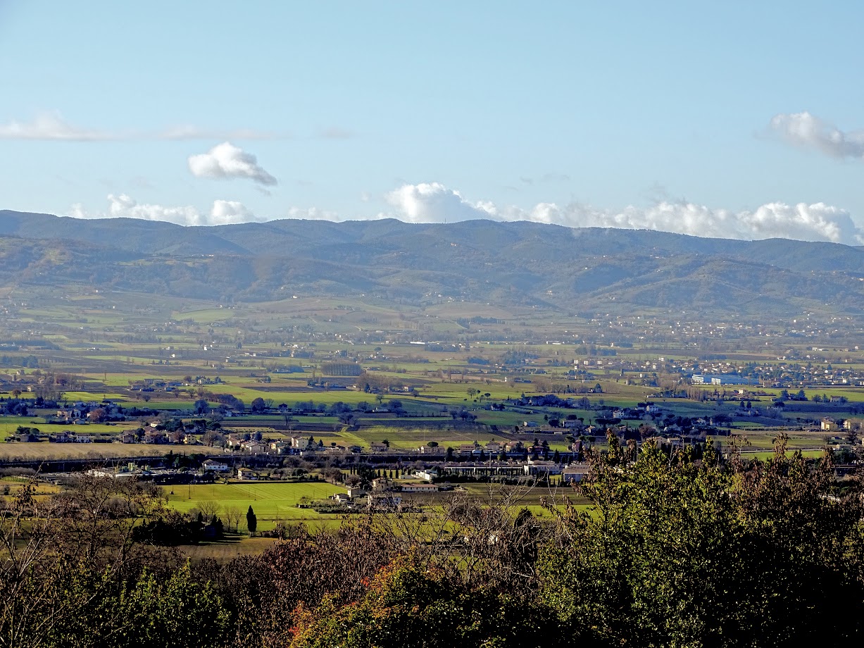 The warm color of Umbria in its fields
