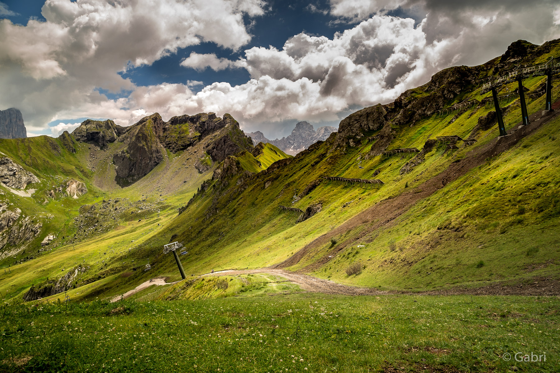 scendendo dal Buffaure