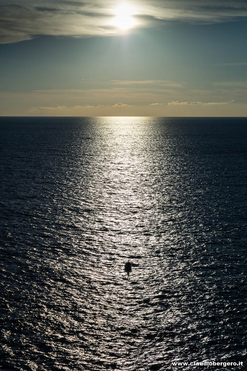 Backlighting on the Sea