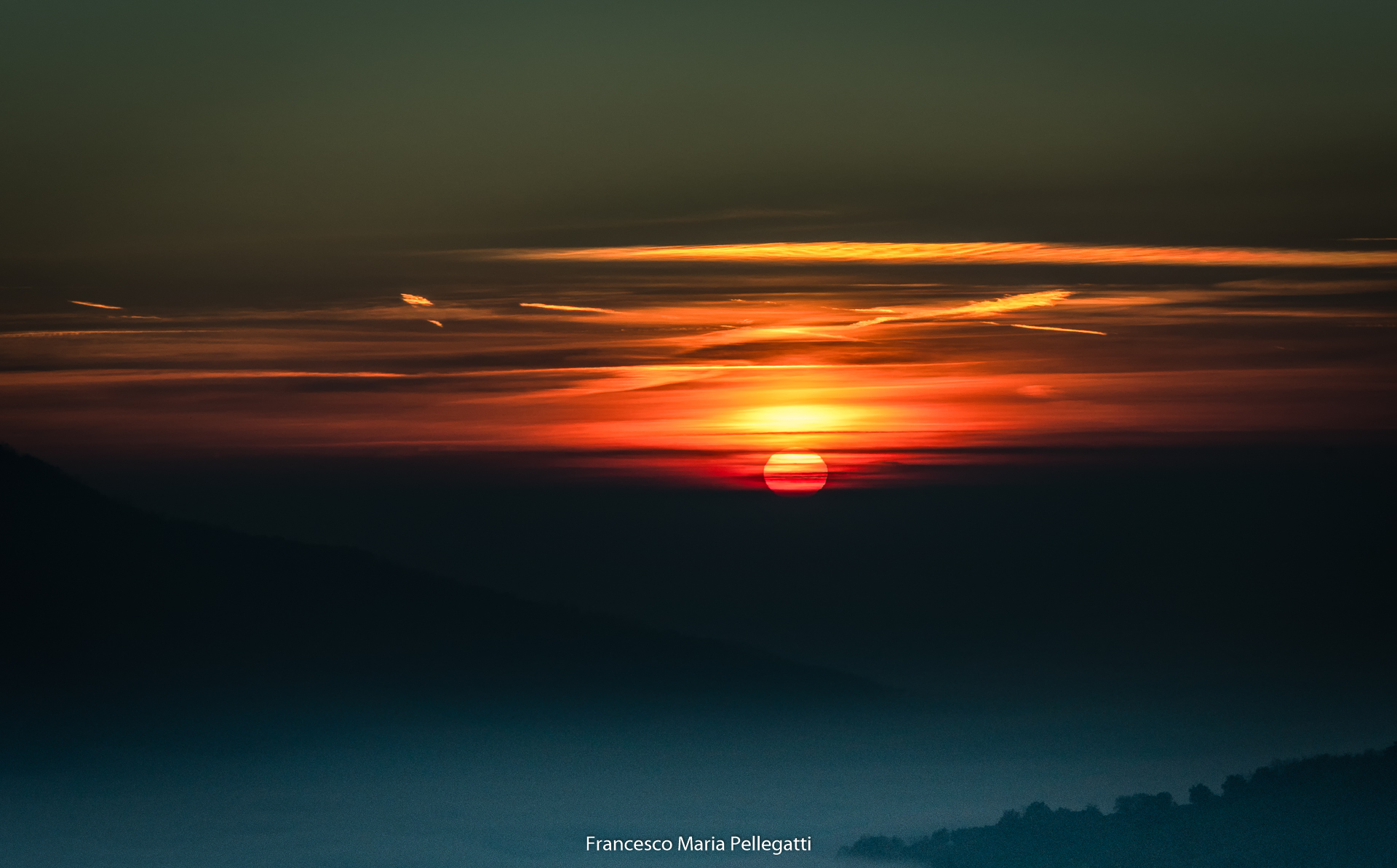 Sunset from Mottoulon Plateau