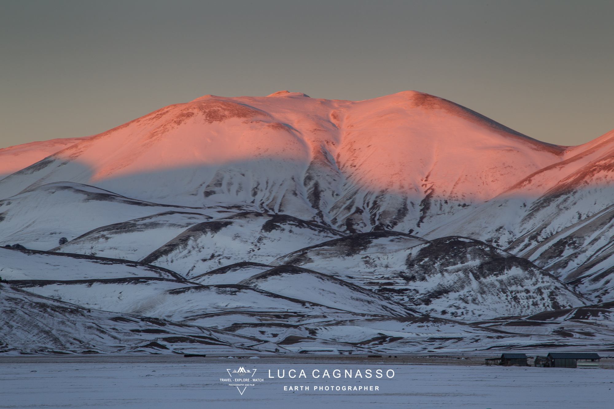 Il Monte vettore al tramonto