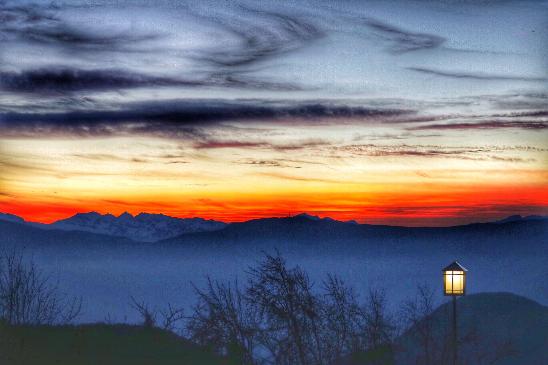 Sunset in South Tyrol