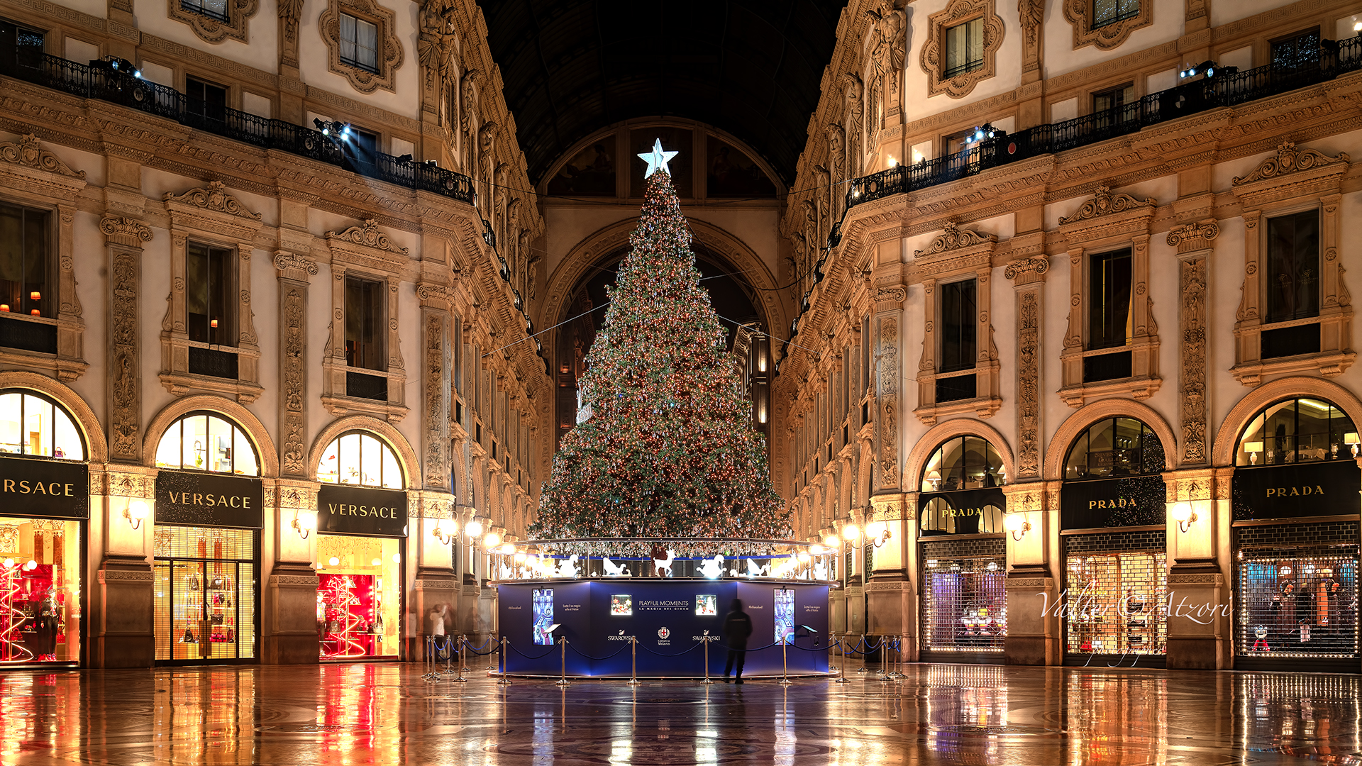 Galleria Vitt. Emanuele-Milano-Swarovski Tree