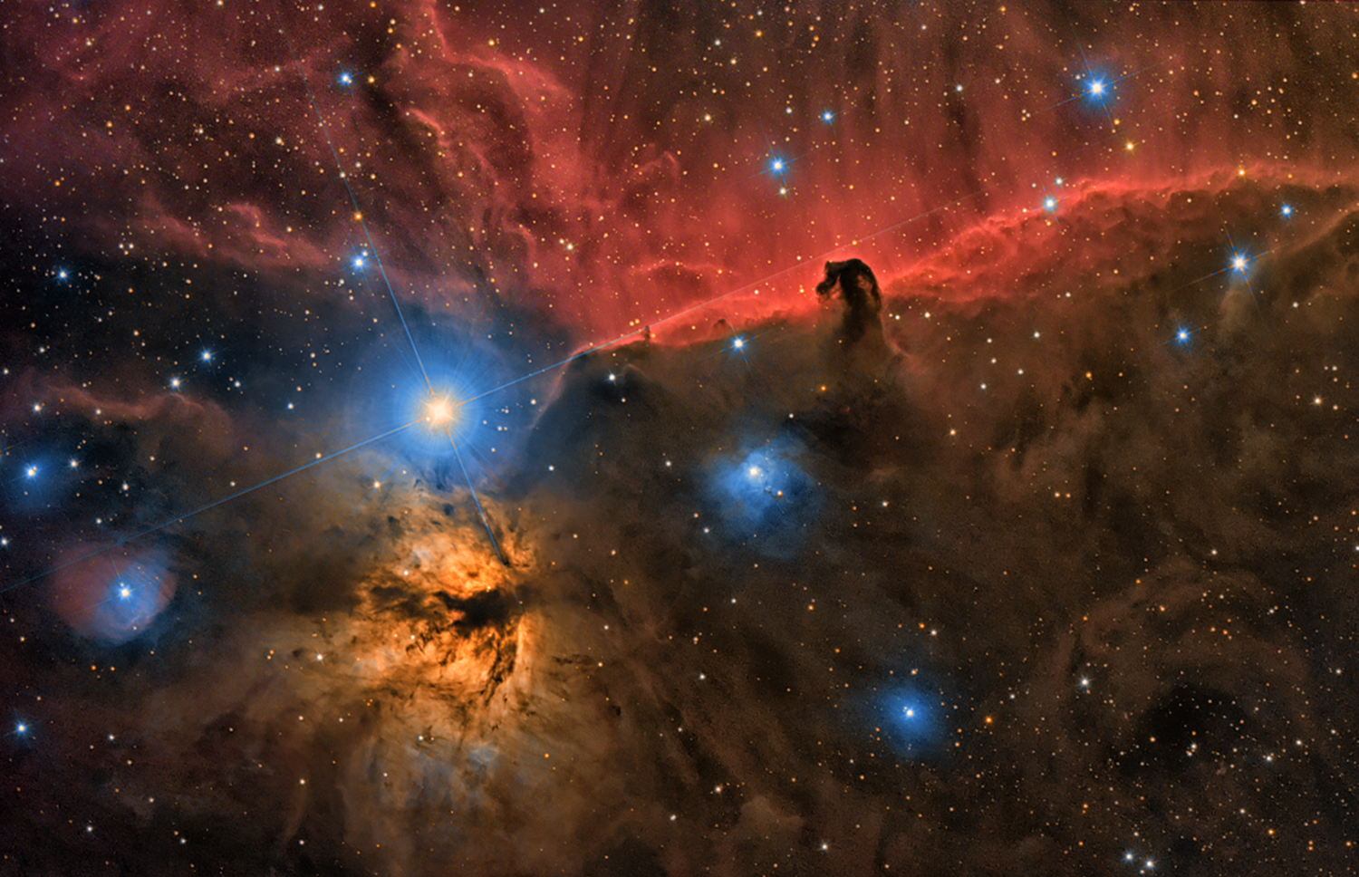 nebulosa Fiamma e testa di Cavallo