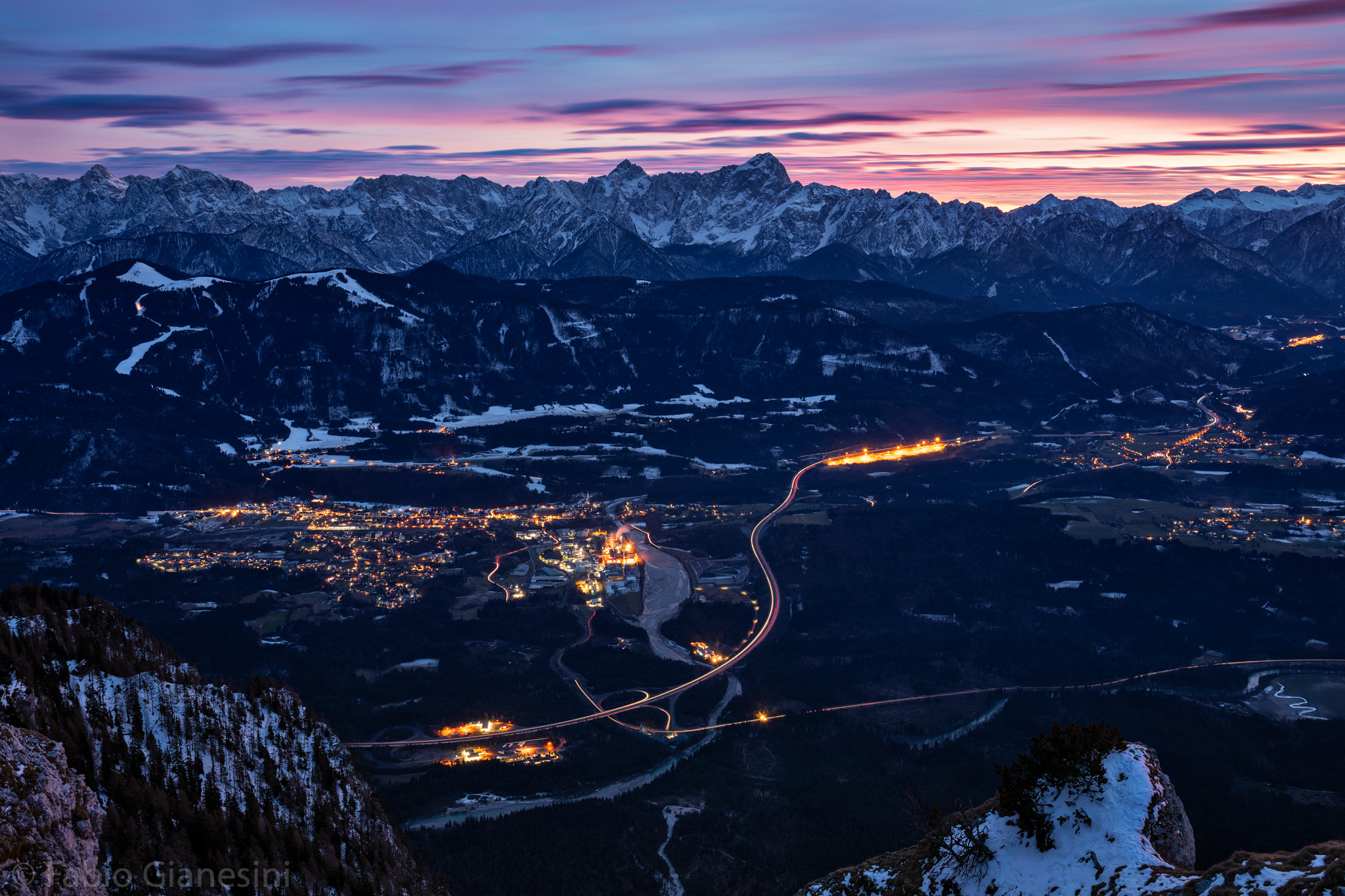 Veduta dal Monte Dobratsch