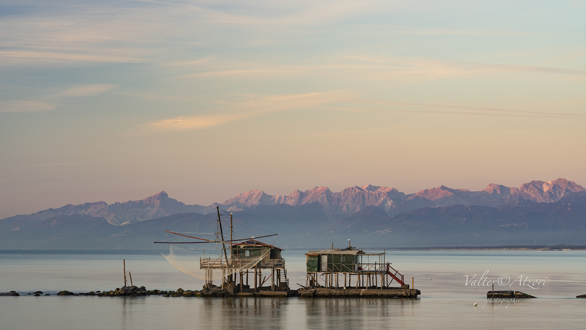 Trabocco al tramonto