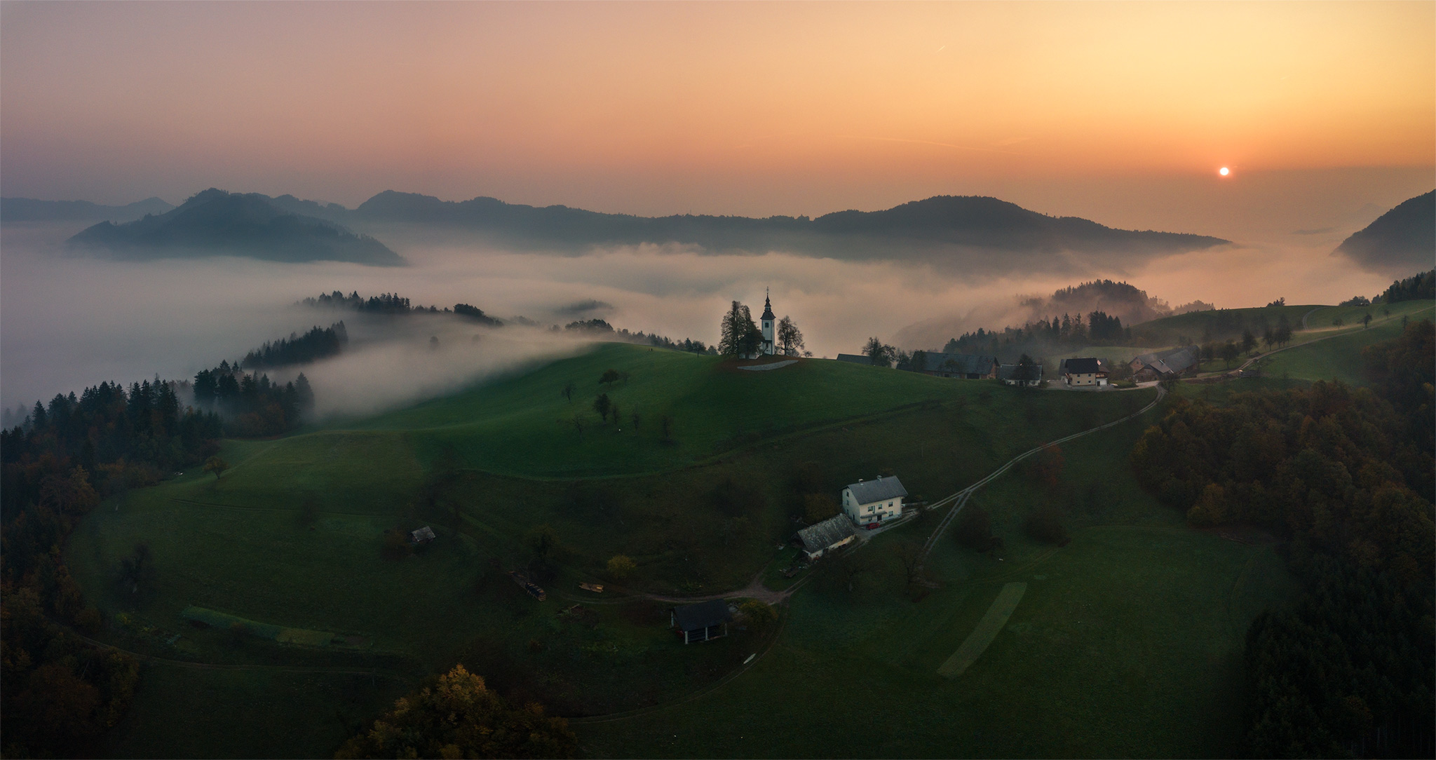Panorama above Sveti Tomaz