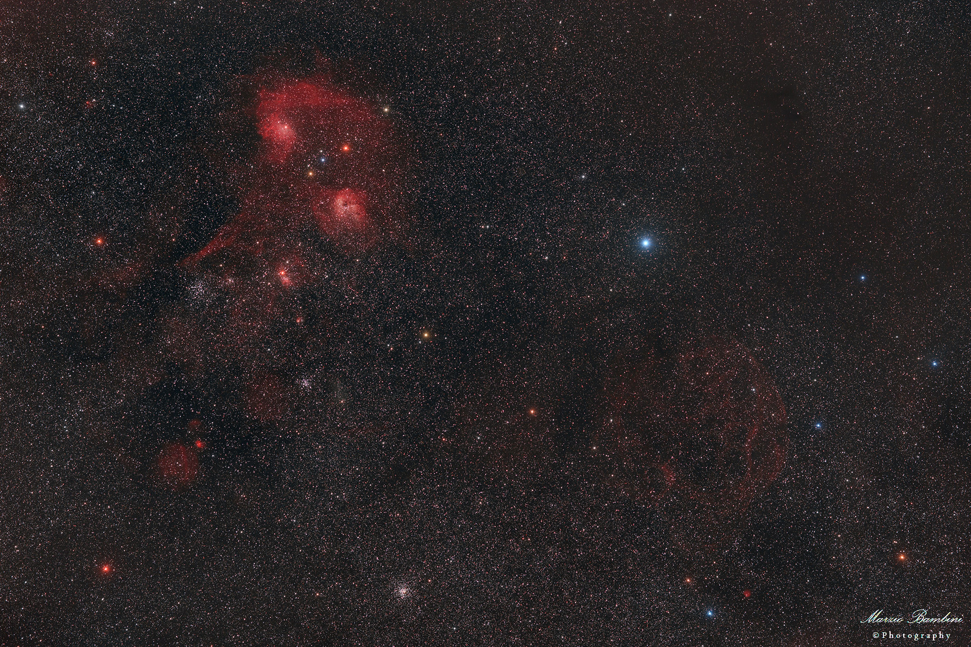 From Simeis147 Spaghetti Nebula to Heart of Auriga