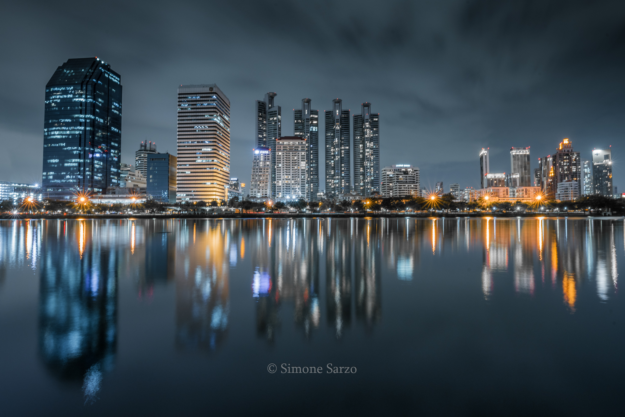 Reflections at Benjasiri Park