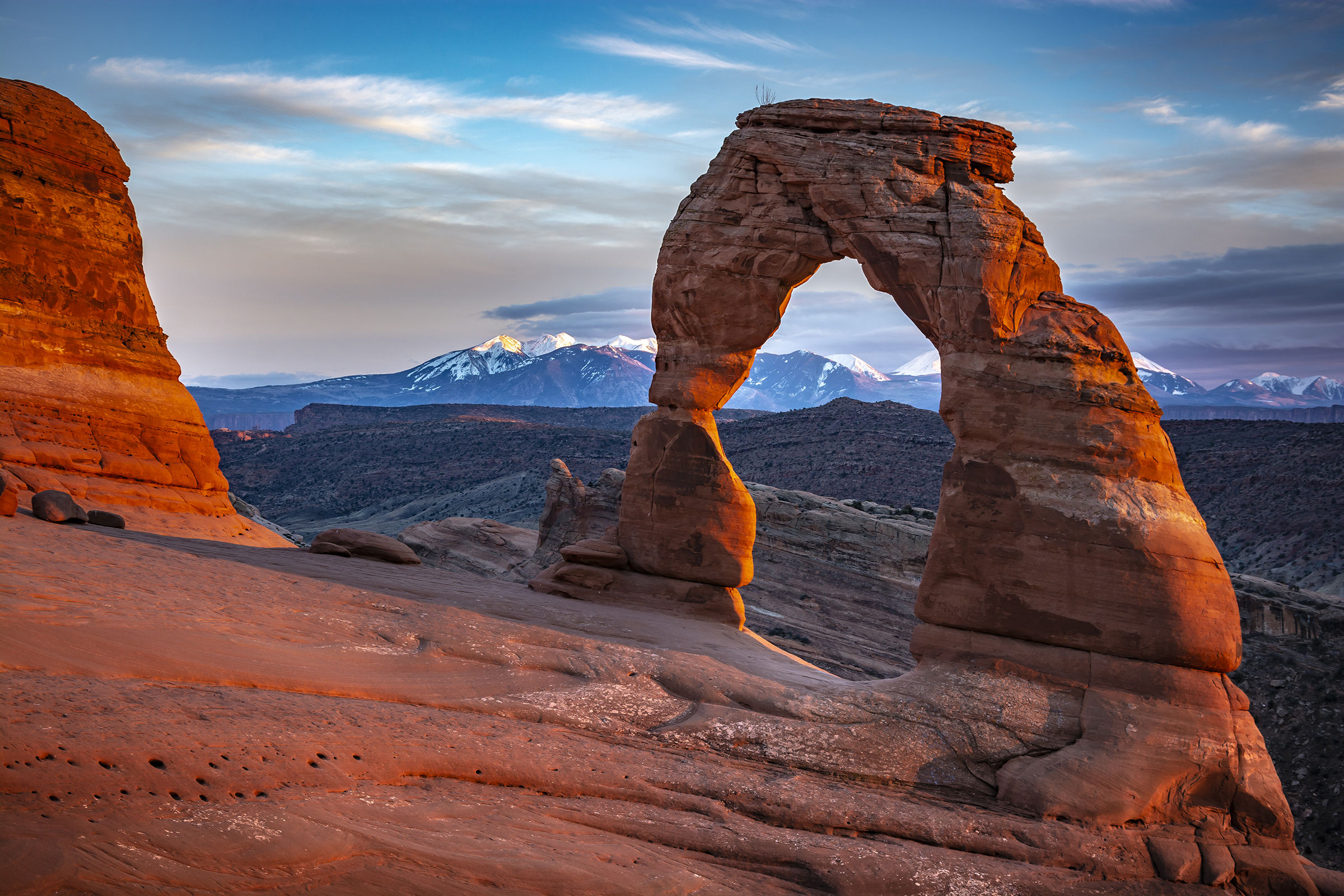 Delicate Arch al tramonto