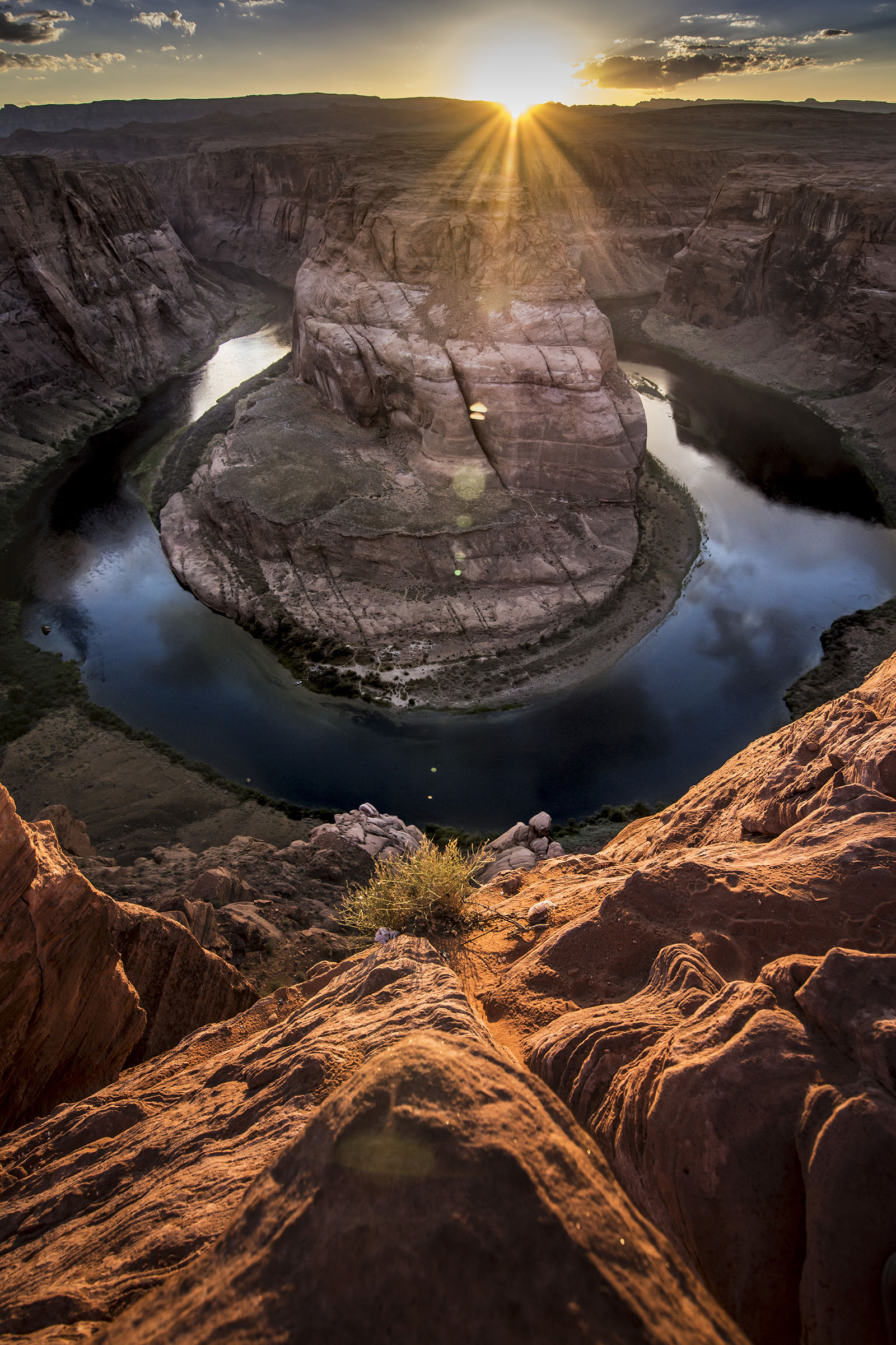 Horseshoe bend tramonto