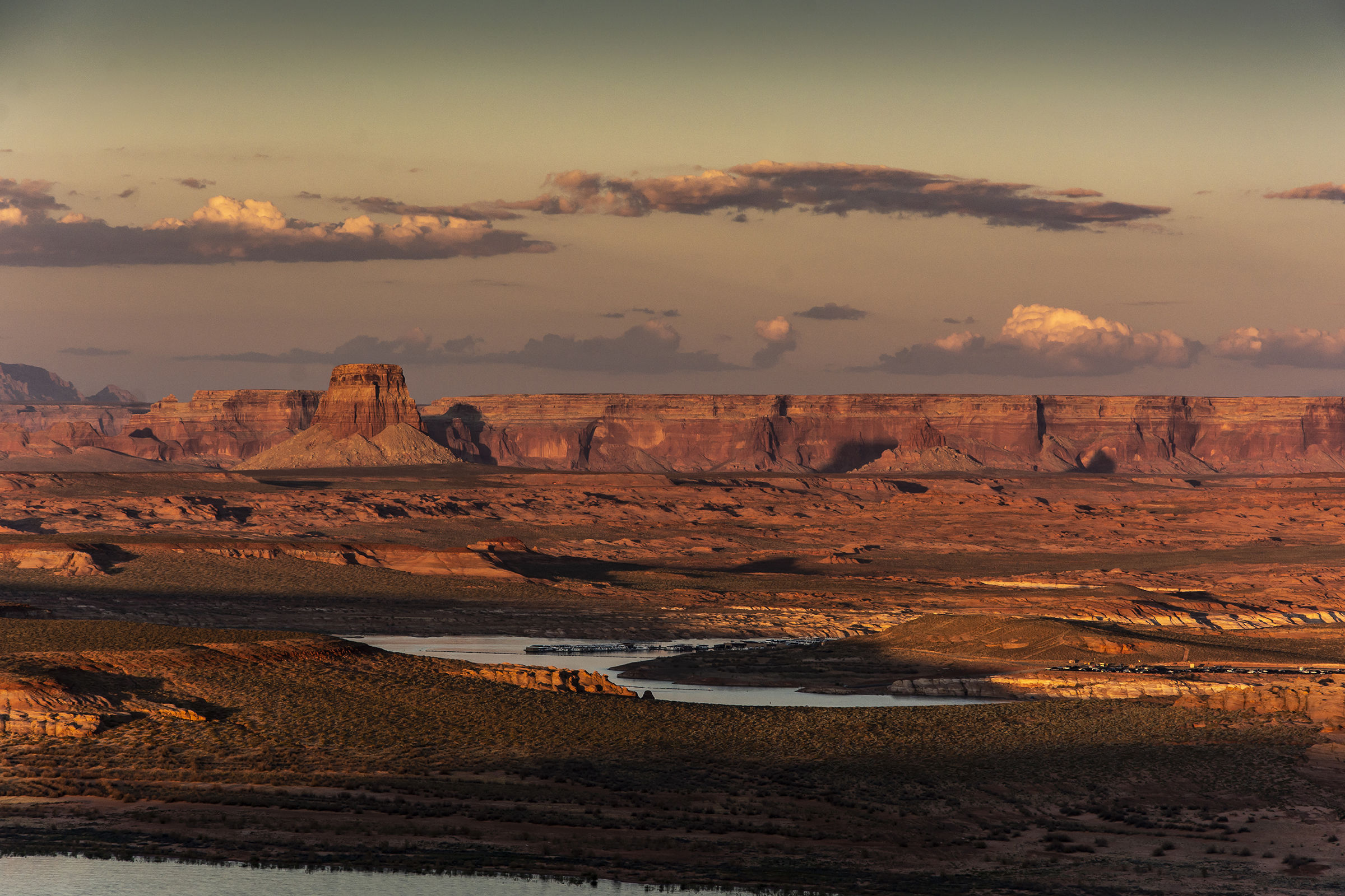 Tramonto al lake Powell