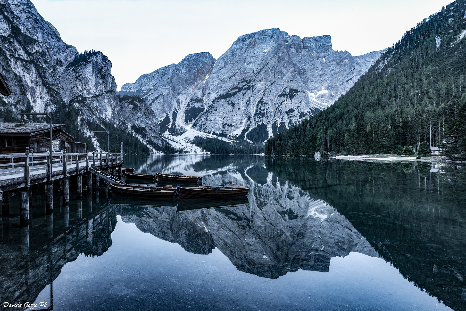 Sunrise at Lake Braies