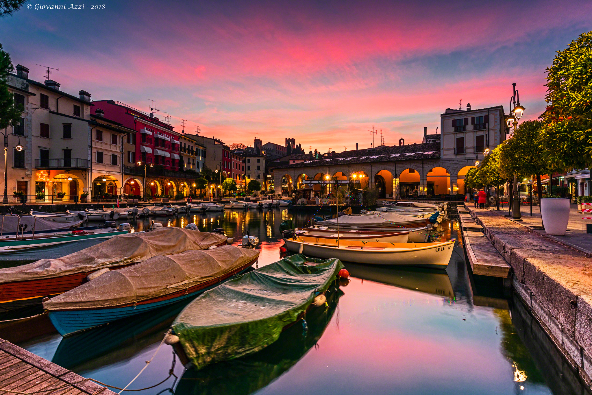 Christmas Sunset in Desenzano