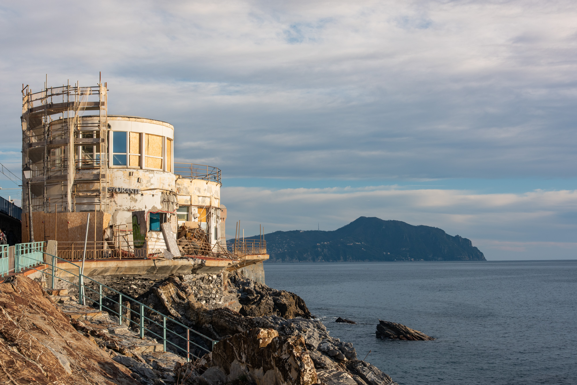 Nervi, dopo la mareggiata