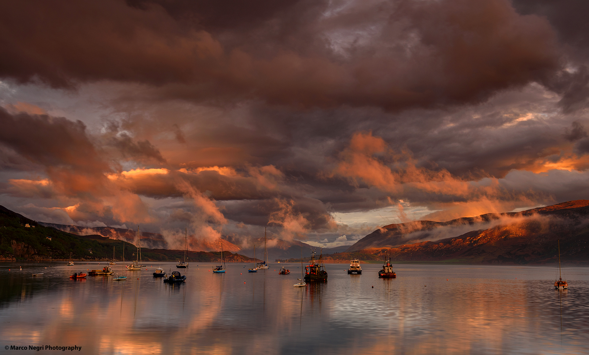 Tramonto a Ullapool