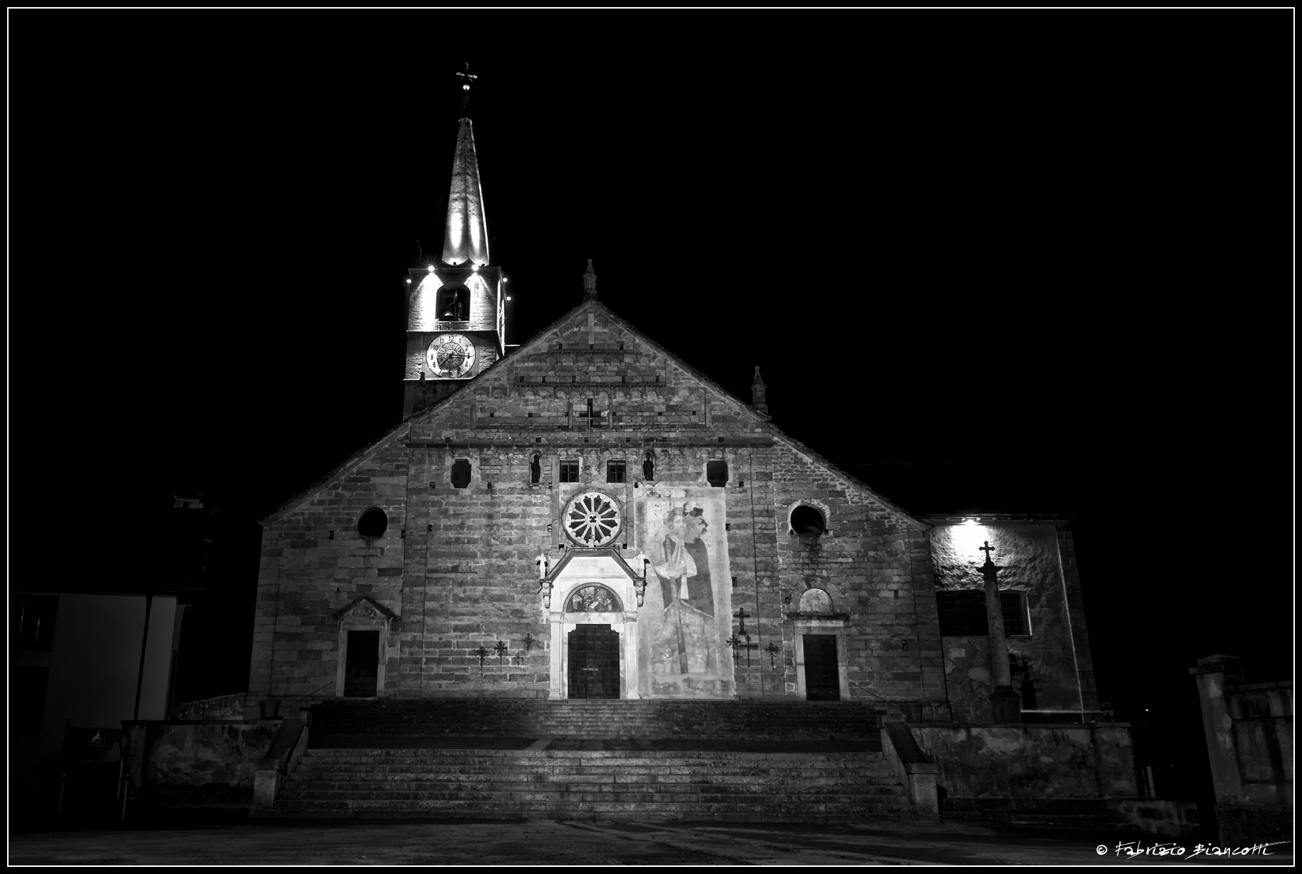 San Gaudenzio-Baceno in the night
