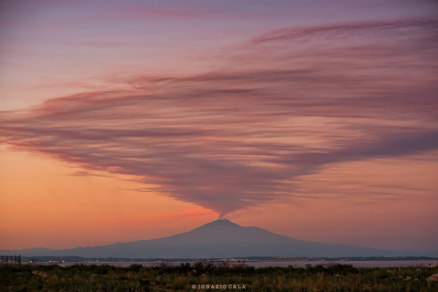 Etna View from Syracuse
