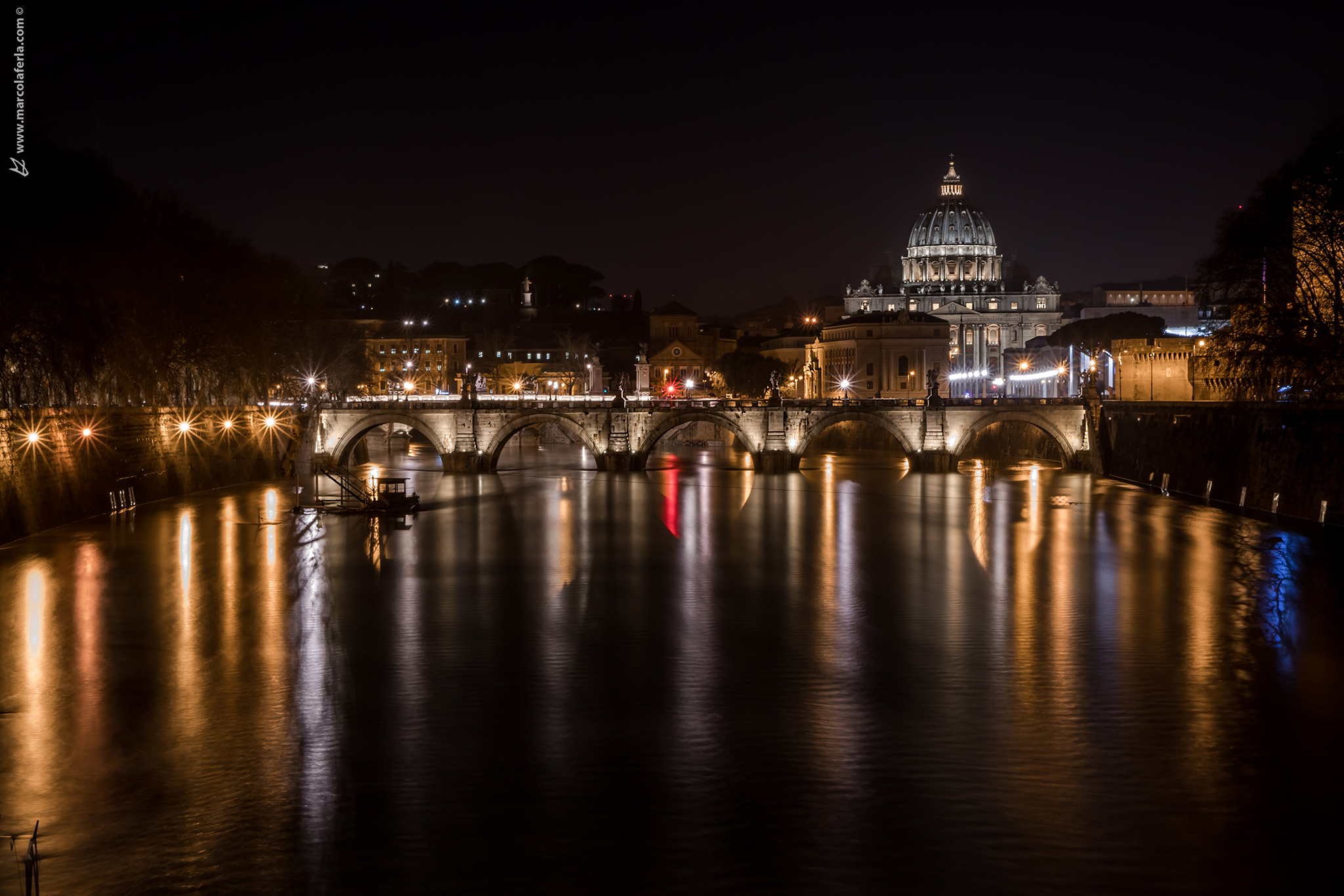Rome at night