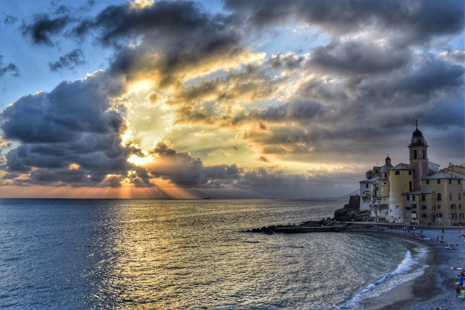 Tramonto a Camogli