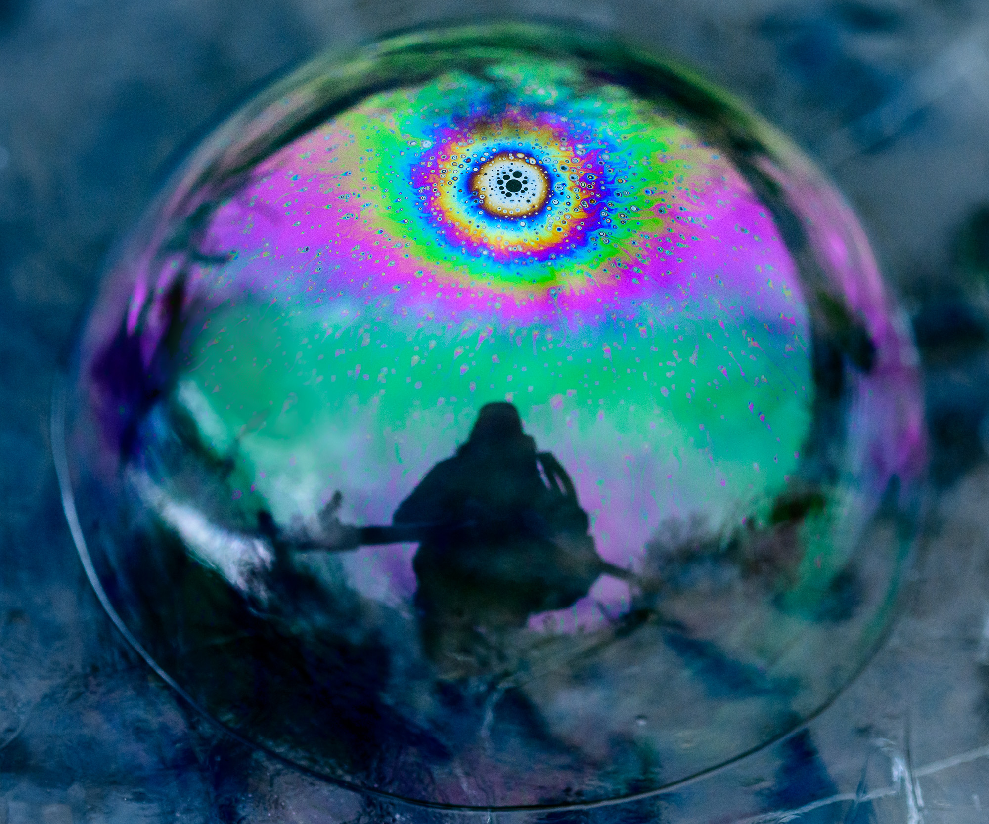 Psichedelico Bubble selfie