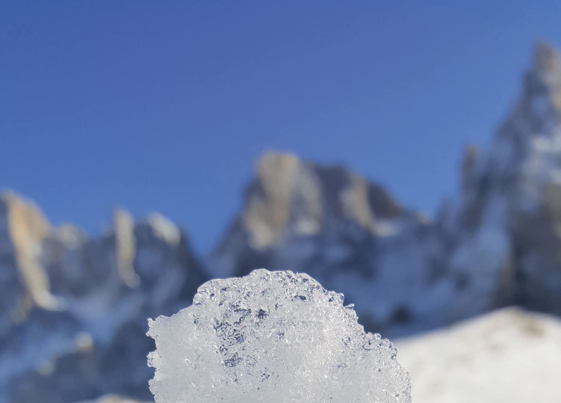 Ghiaccio nelle Dolomiti