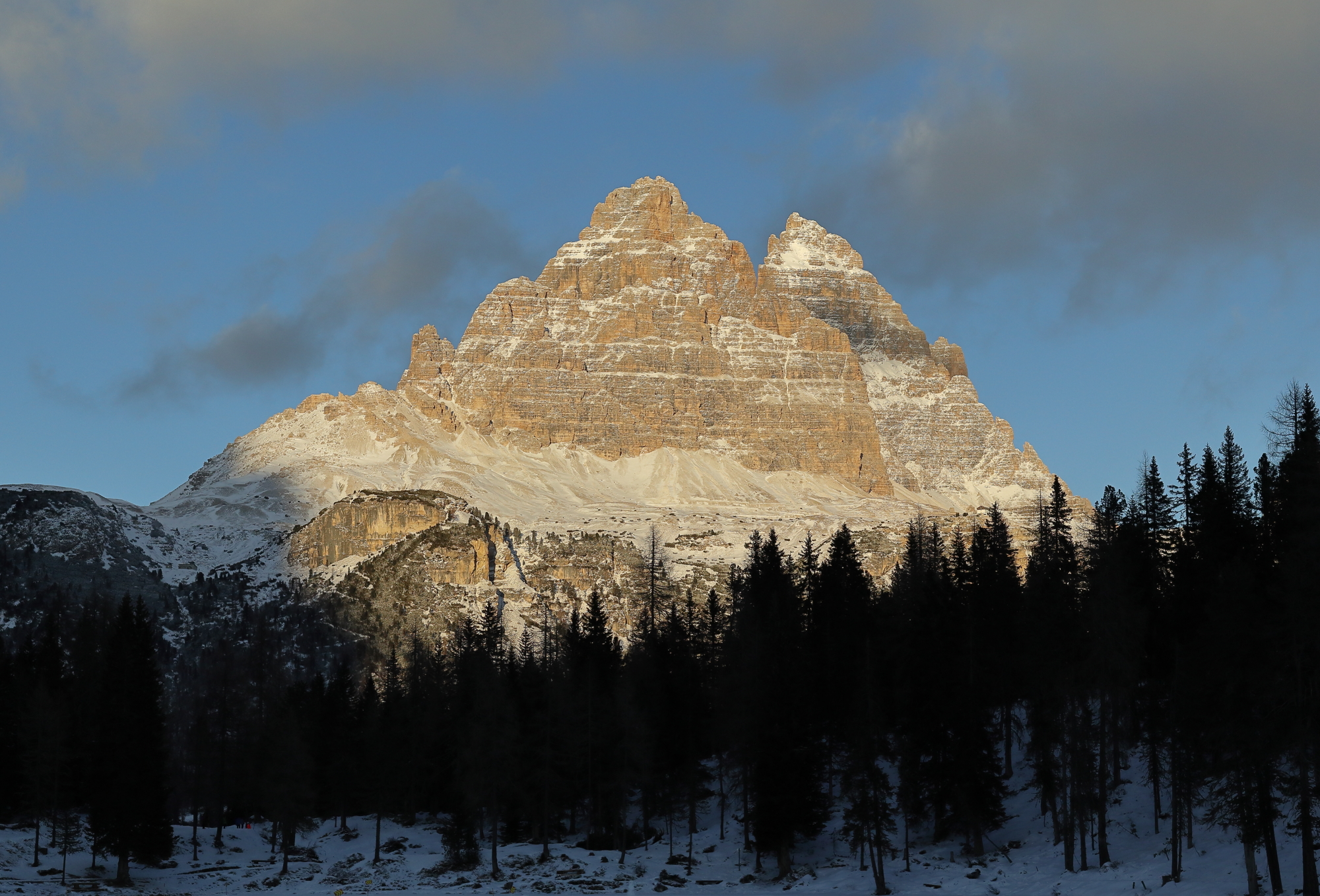 Tre Cime di Lavaredo dal Lago d'Antorno