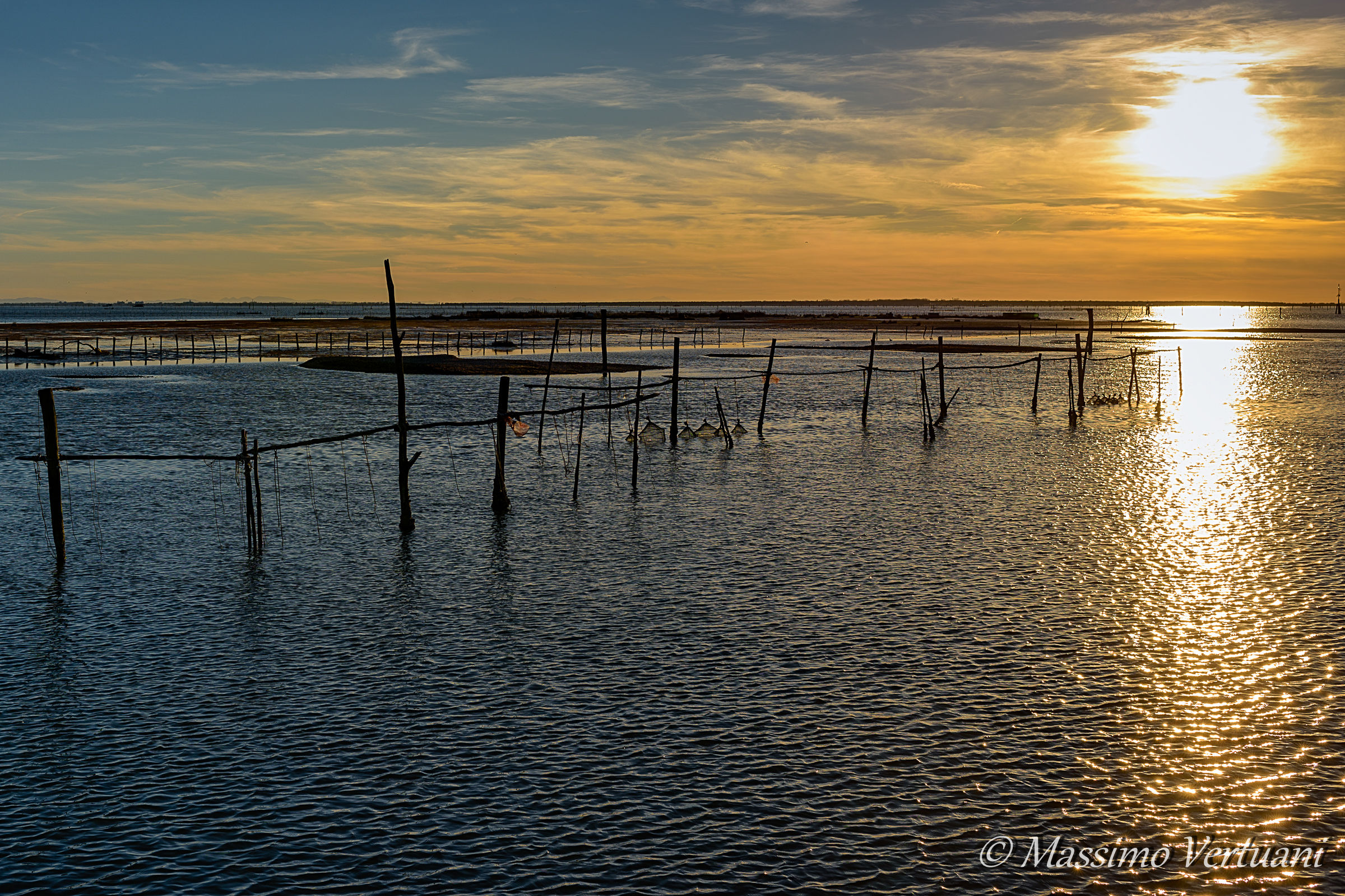 Tramonto in sacca di Goro