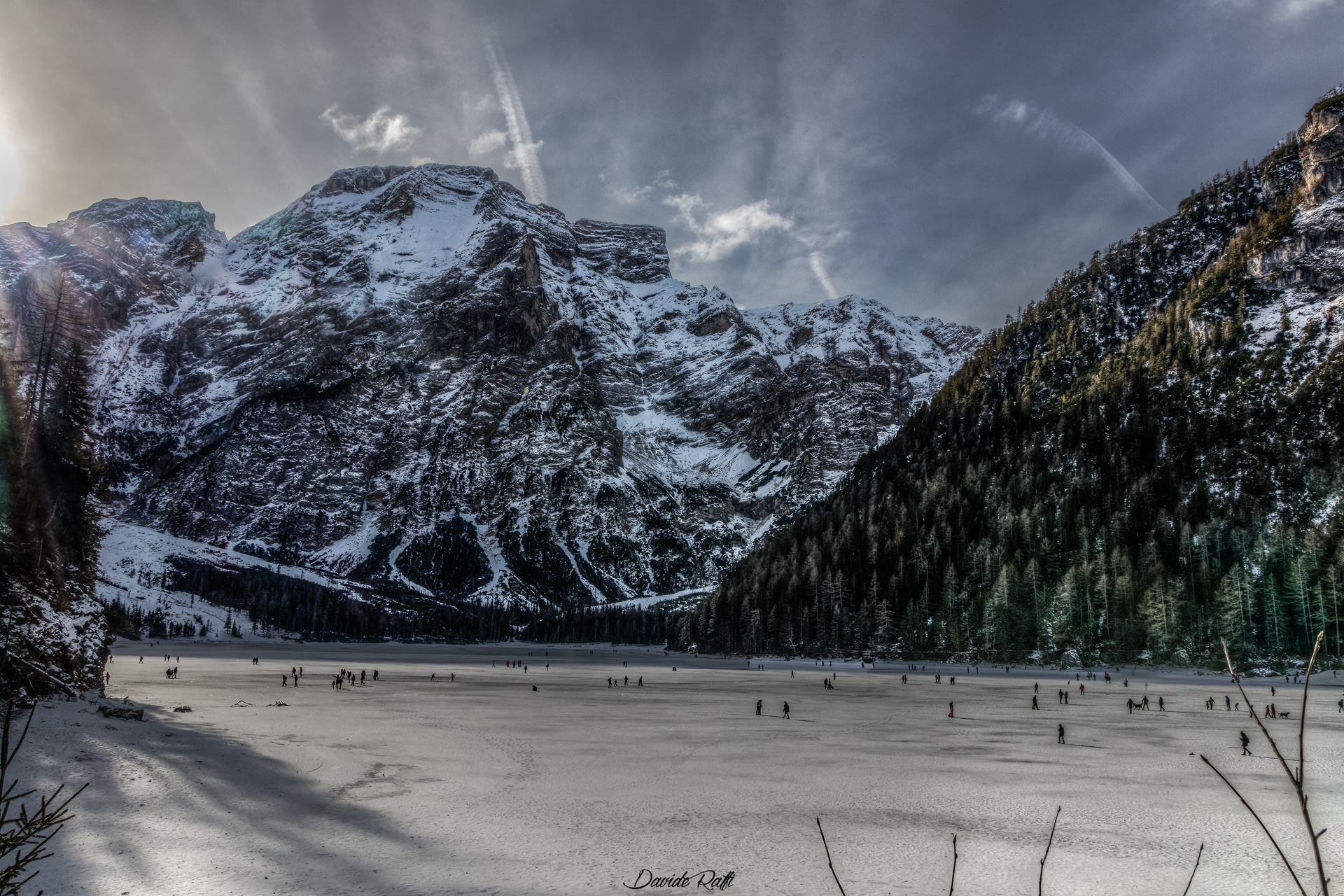 Braies Lake in January
