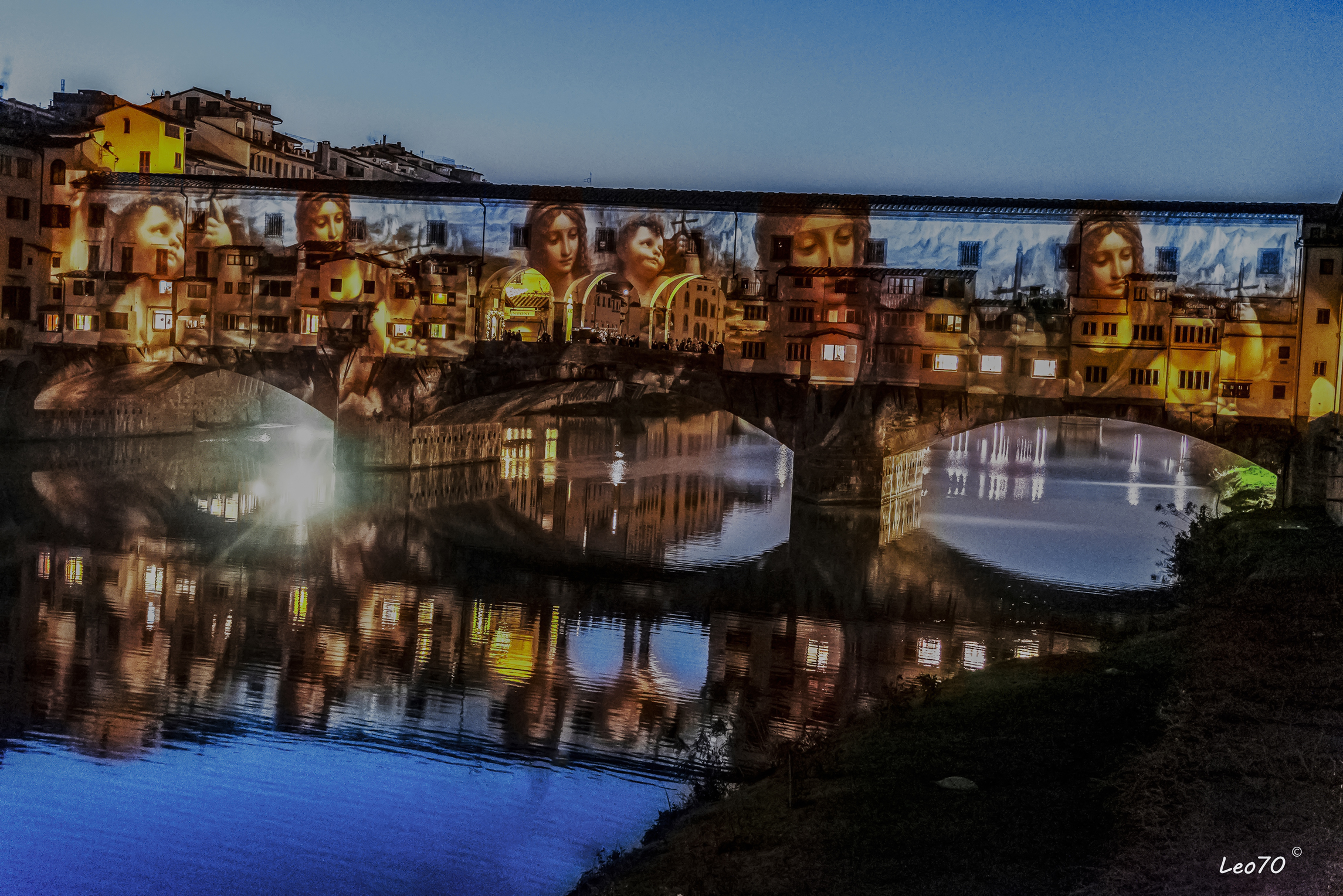 Old Bridge at Christmas