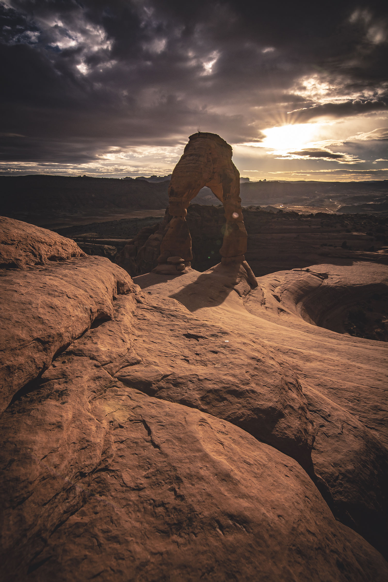 Delicate Arch controluce